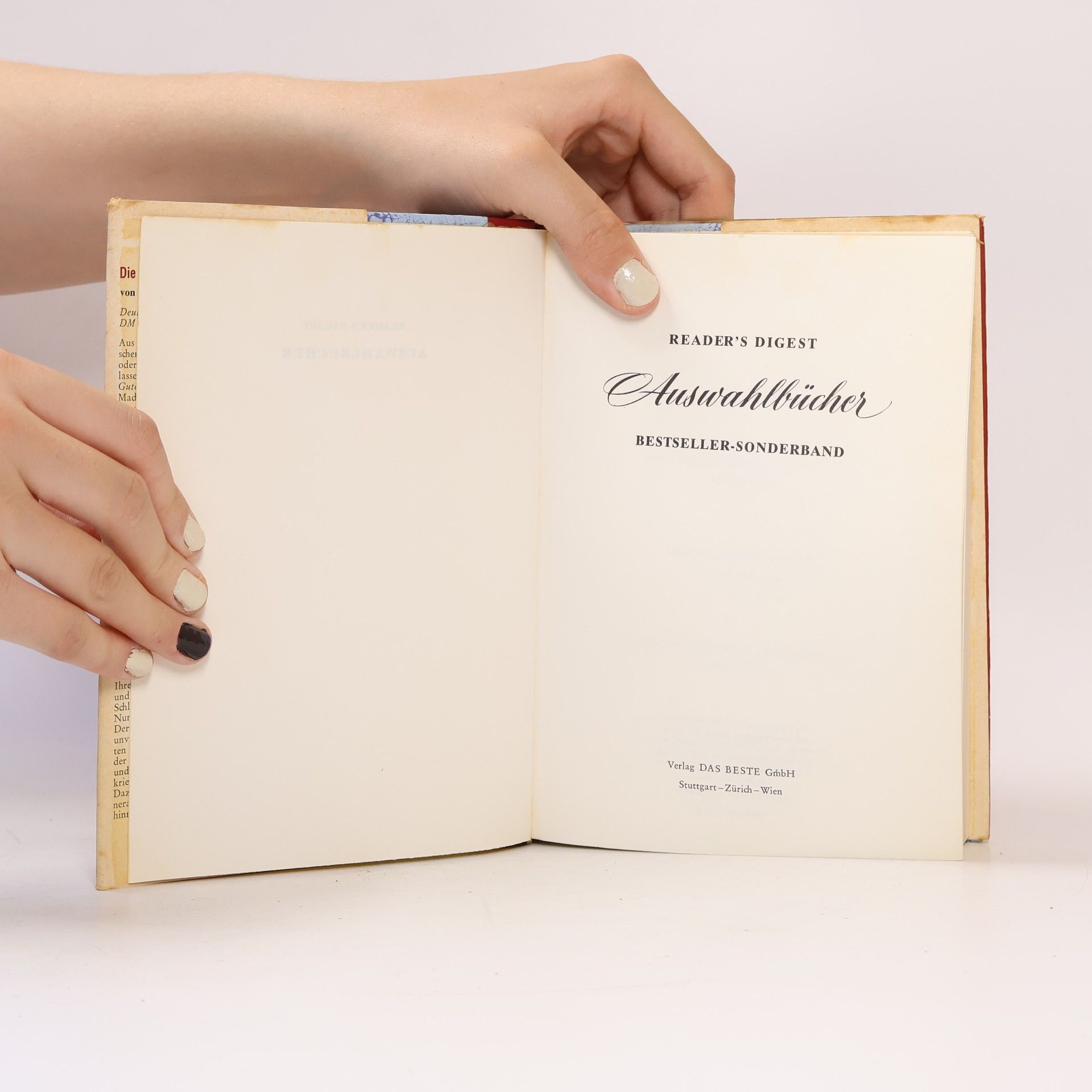 Henri Charrière Reader's-Digest-Auswahlbücher