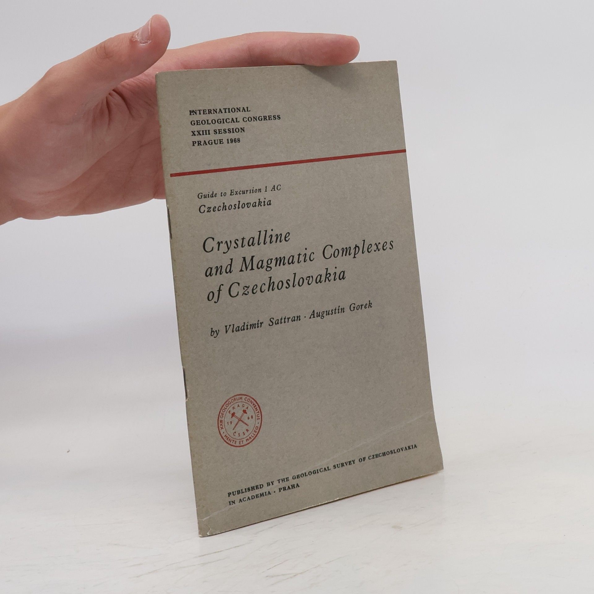 Augustin Gorek Crystalline and Magmatic Complexes of Czechoslovakia
