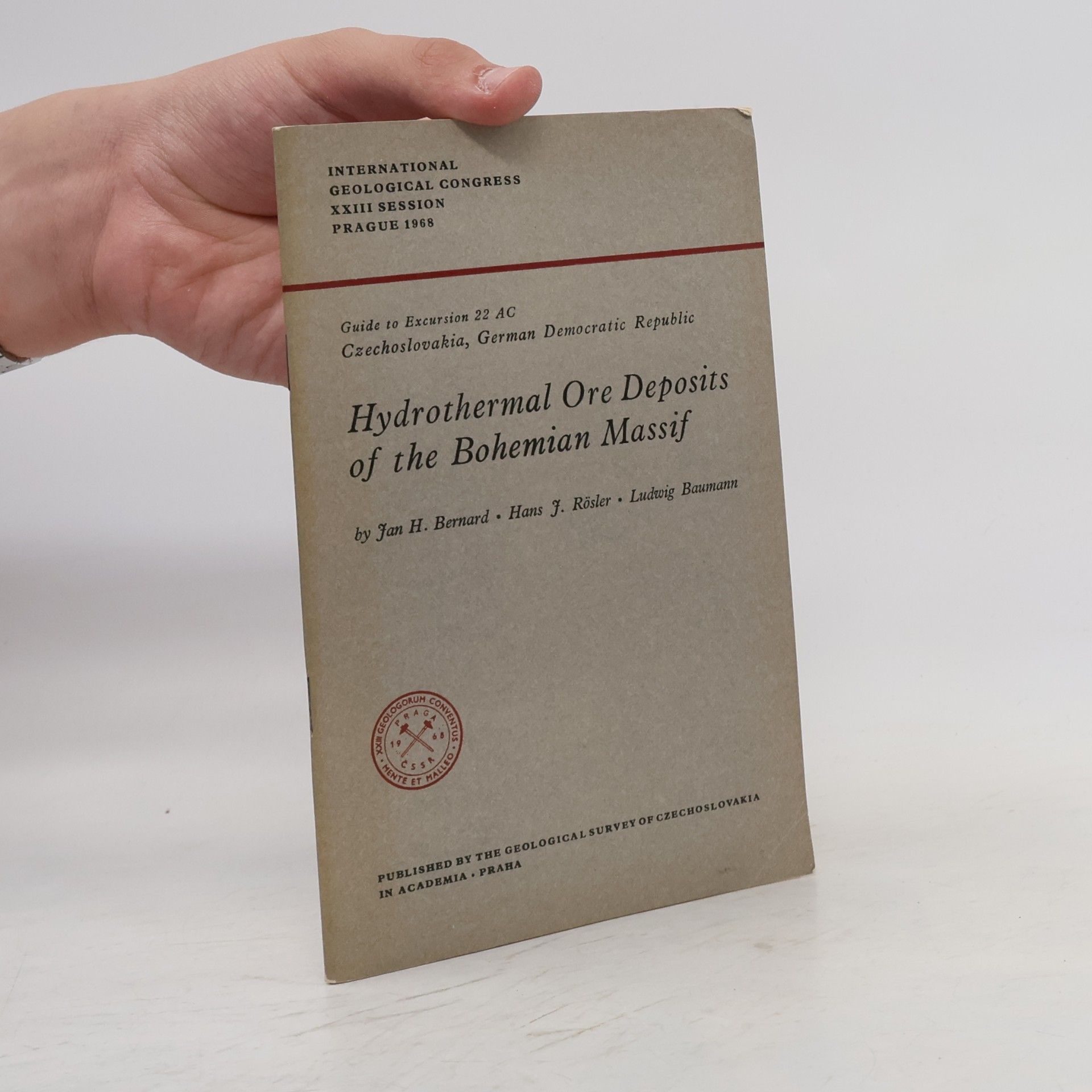 Hans J. Rösler Hydrothermal Ore Deposits of the Bohemian Massif