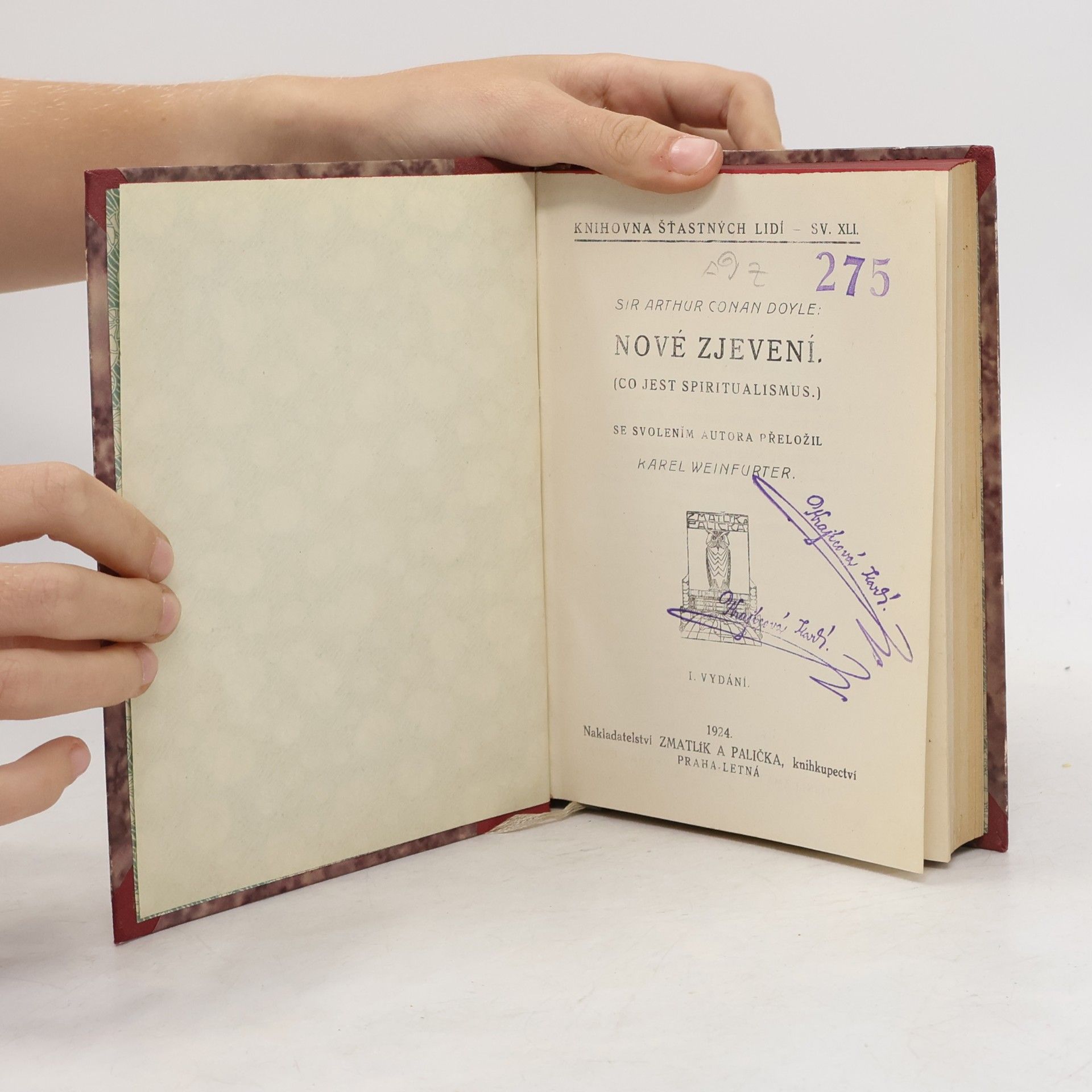 Arthur Conan Doyle Nové zjevení