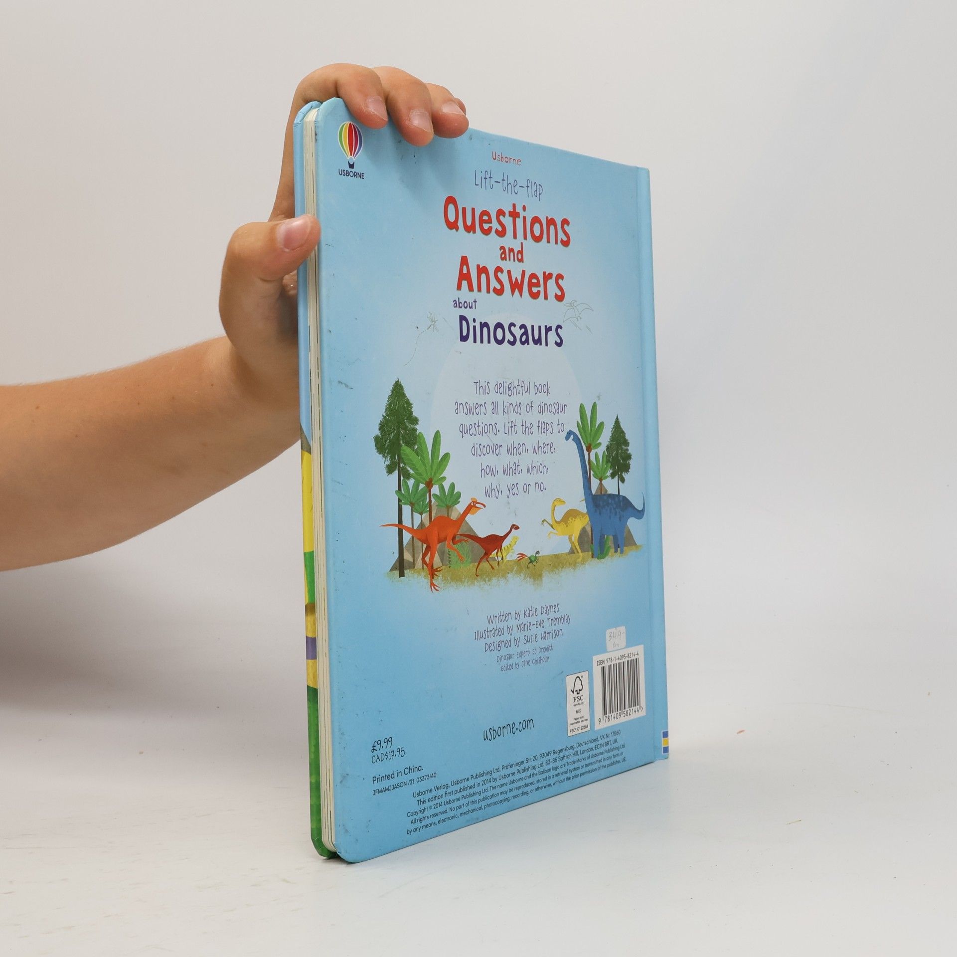 Katie Daynes Questions and answers about dinosaurs
