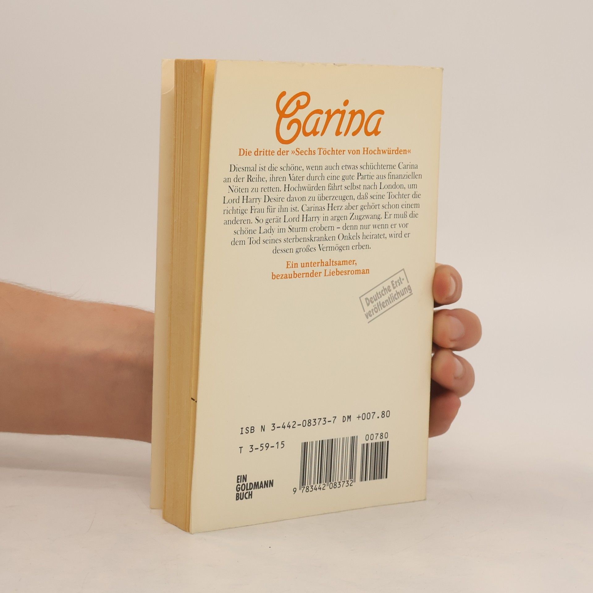Marion Chesney Sechs Töchter von Hochwürden: Carina: Verlangen des Herzens