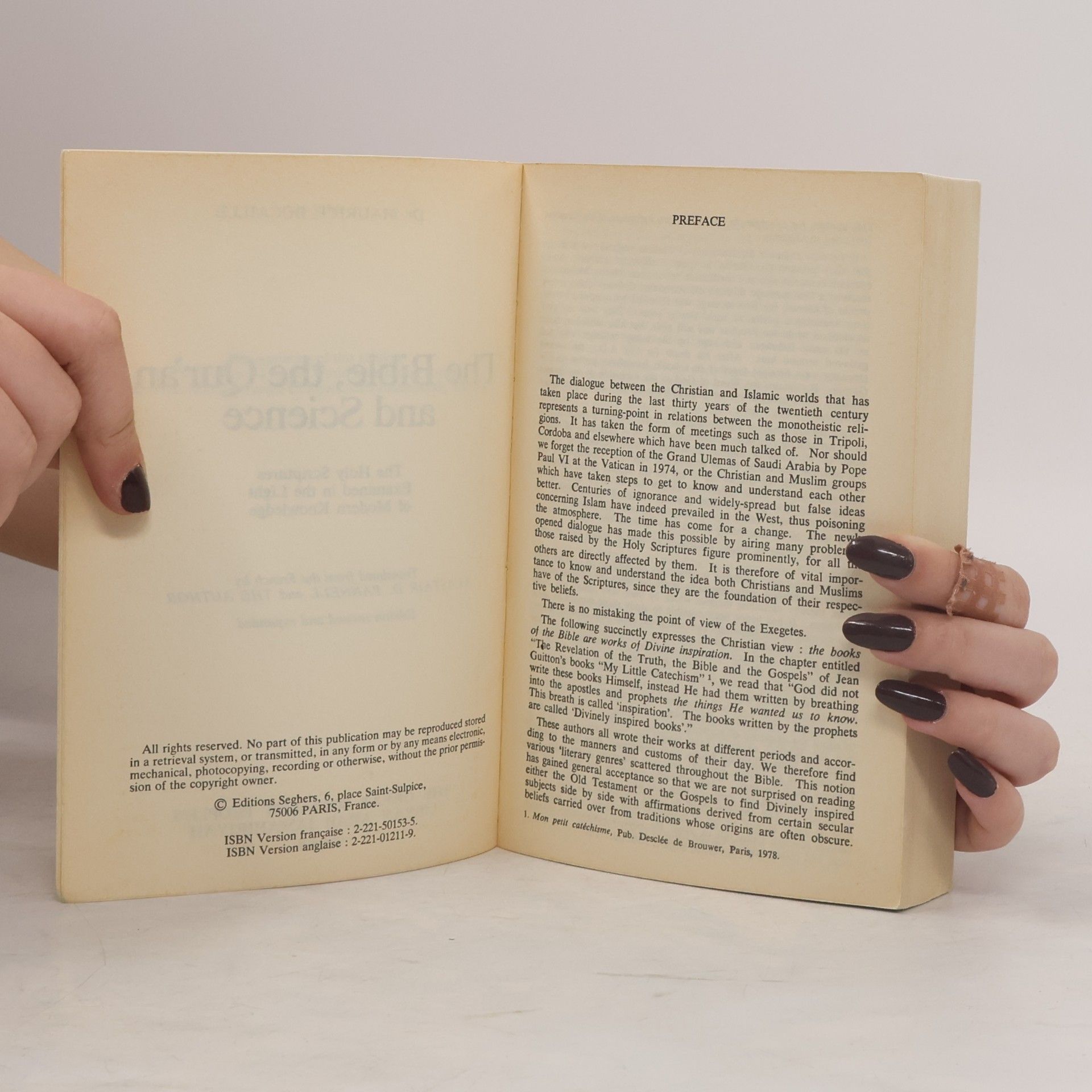 Alastair D. Pannell The Bible, The Qur'an and Science