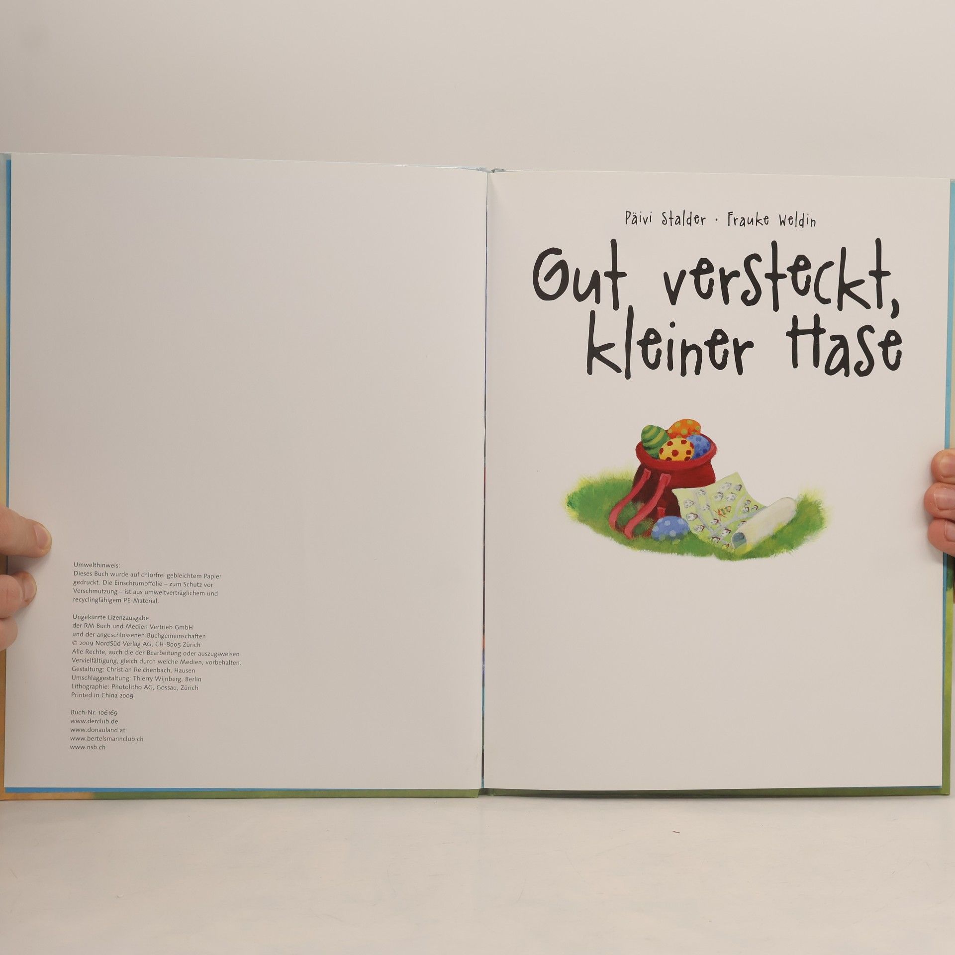Päivi Stalder Gut versteckt, kleiner Hase