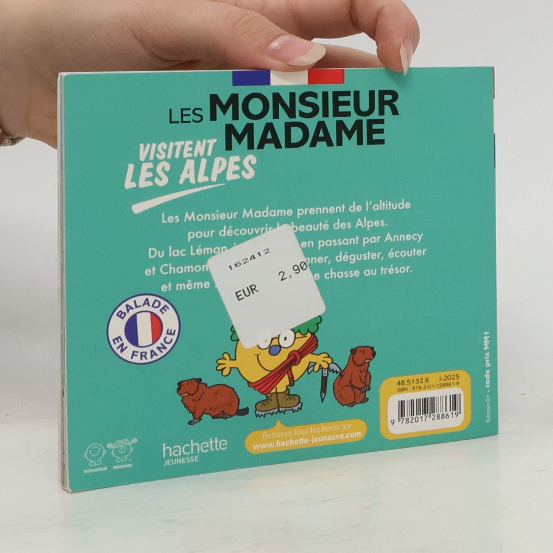 Roger Hargreaves Collection Visiter la France: Les Monsieur Madame visitent les Alpes