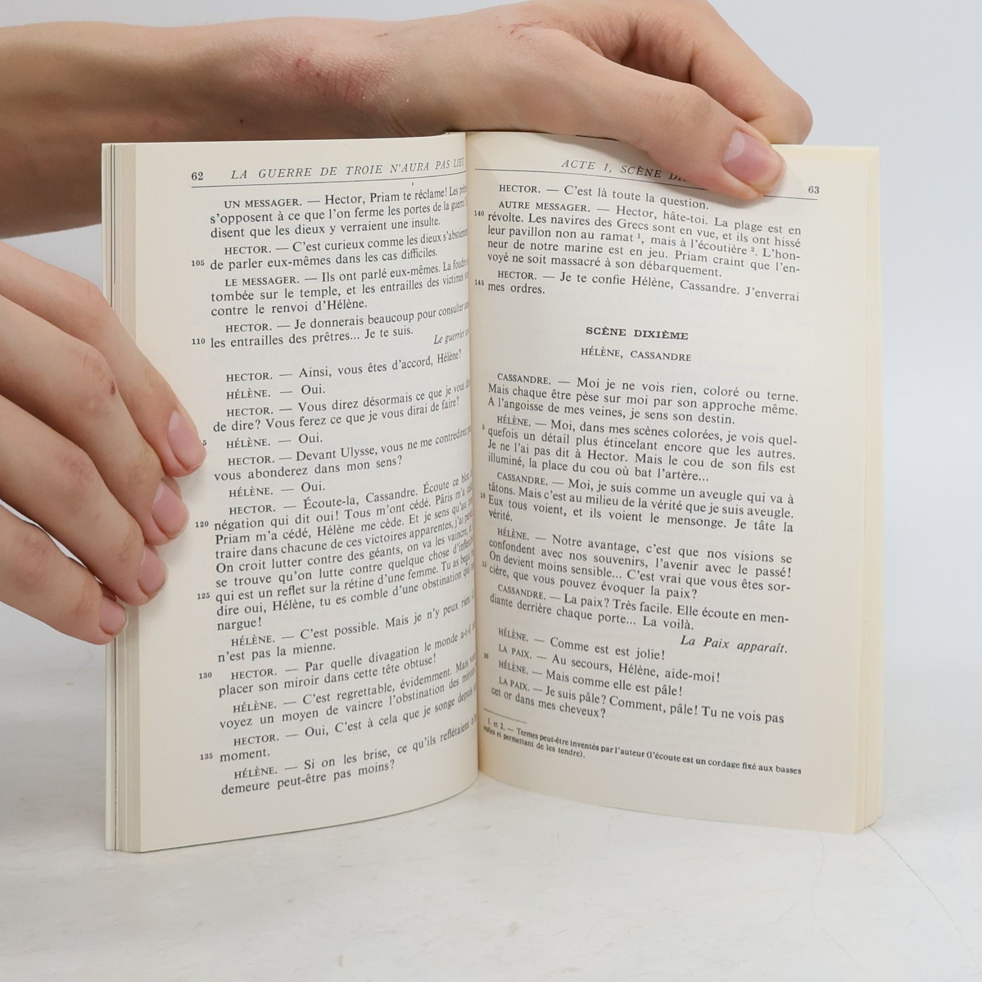 Jean Giraudoux Univers des Lettres: La Guerre de Troie n'aura pas lieu