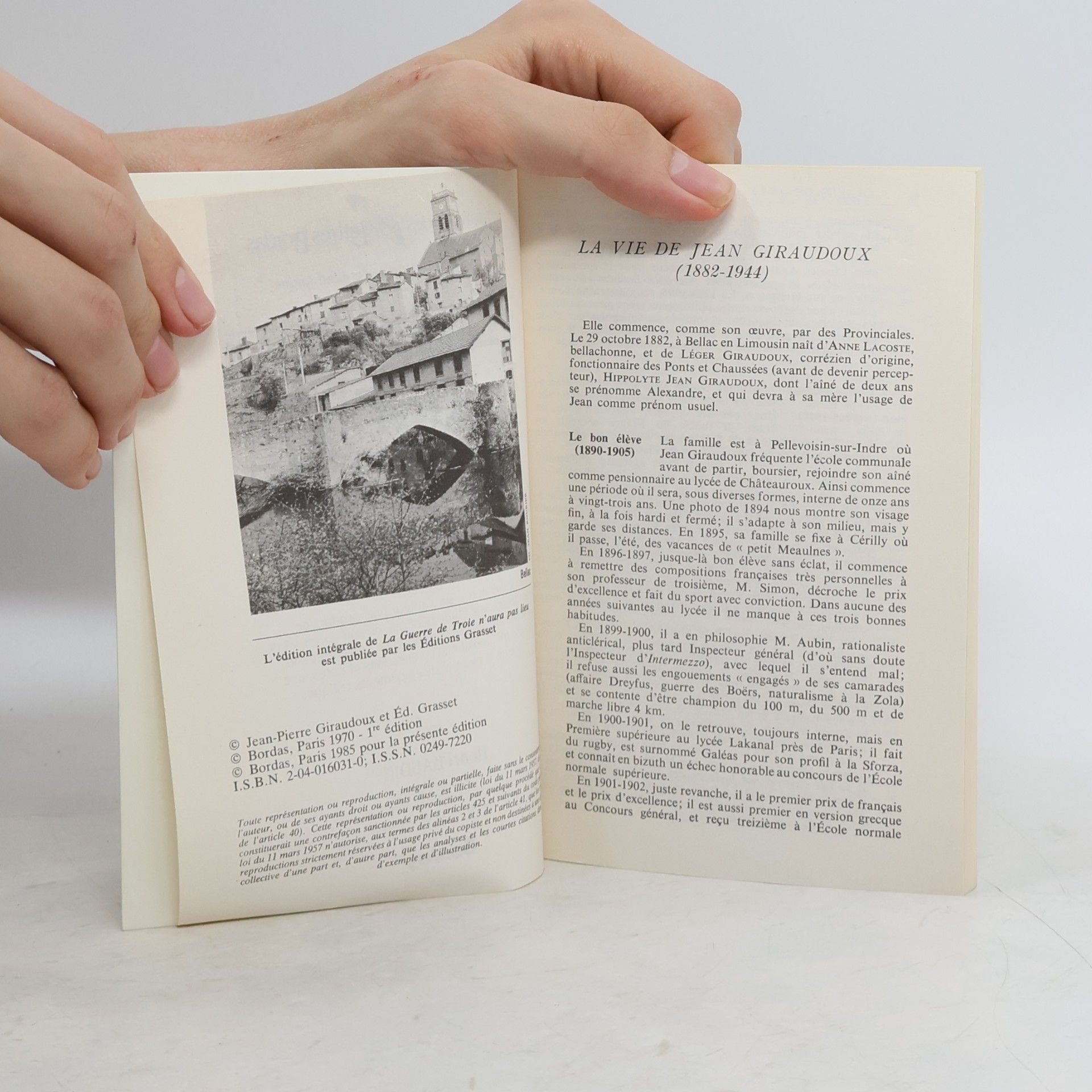 Jean Giraudoux Univers des Lettres: La Guerre de Troie n'aura pas lieu