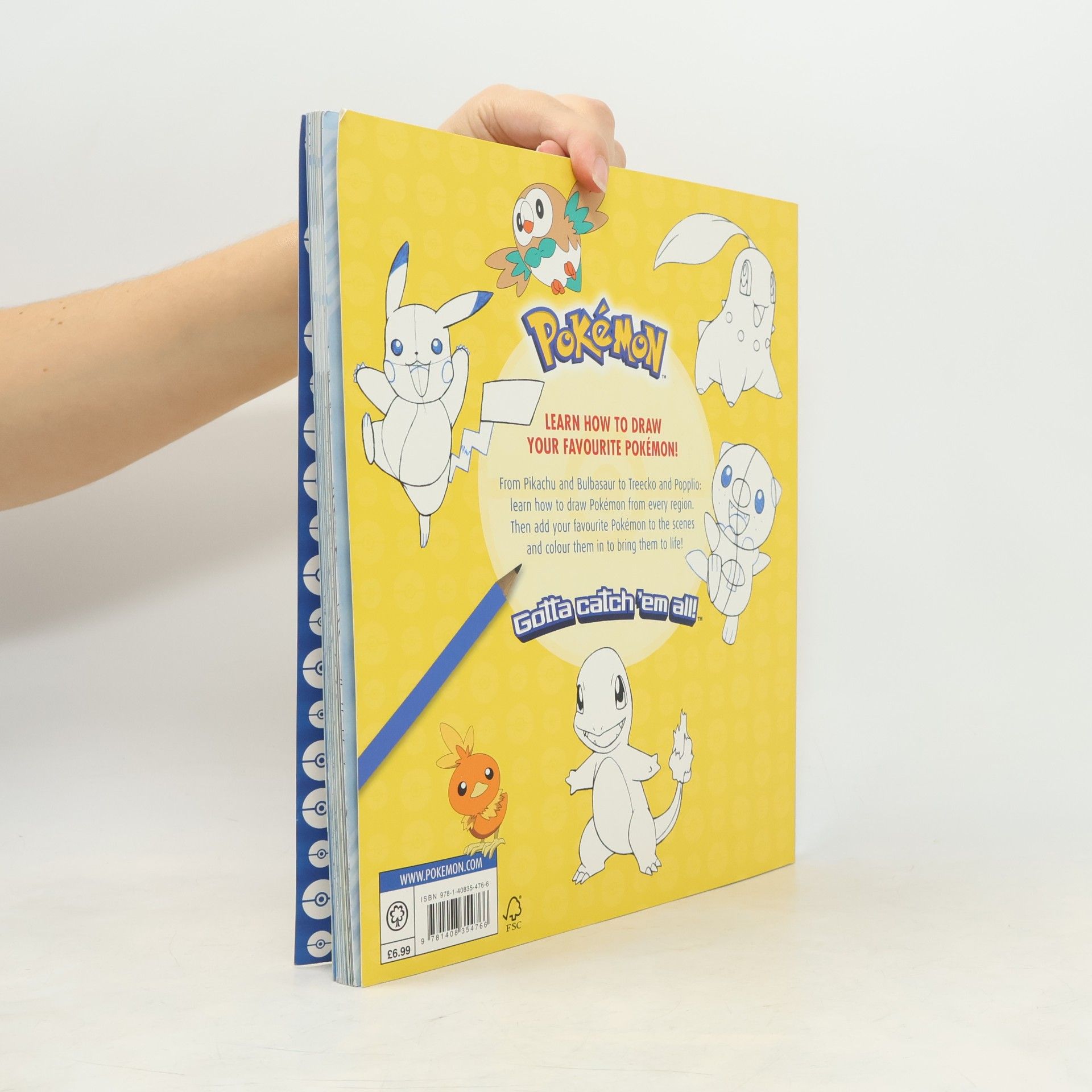 Pokemon The Official Pokemon Colour and Draw
