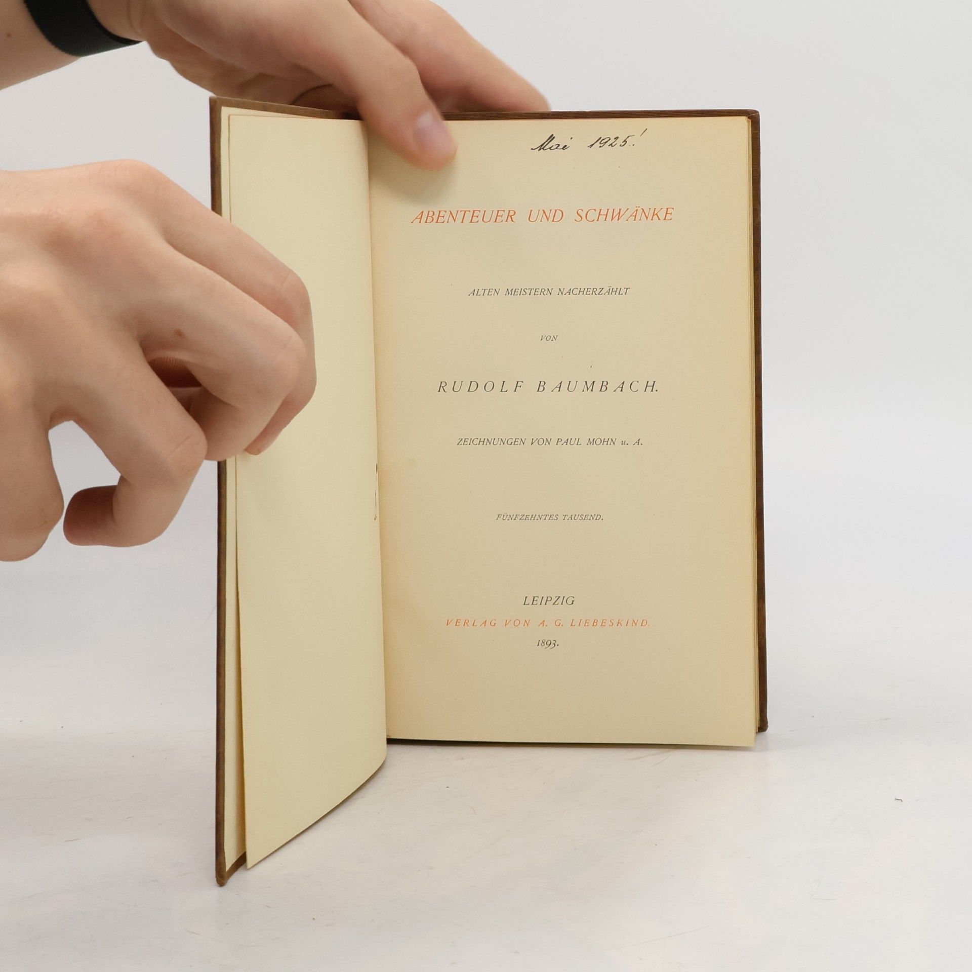 Rudolf Baumbach Abenteuer und Schwänke