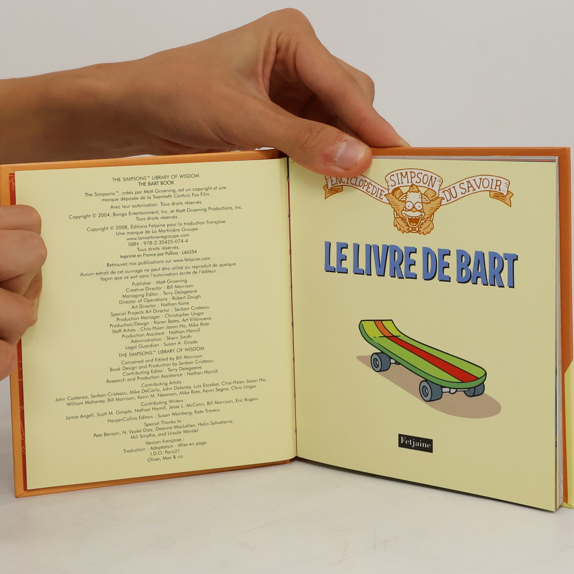 Matt Groening Le Livre de Bart