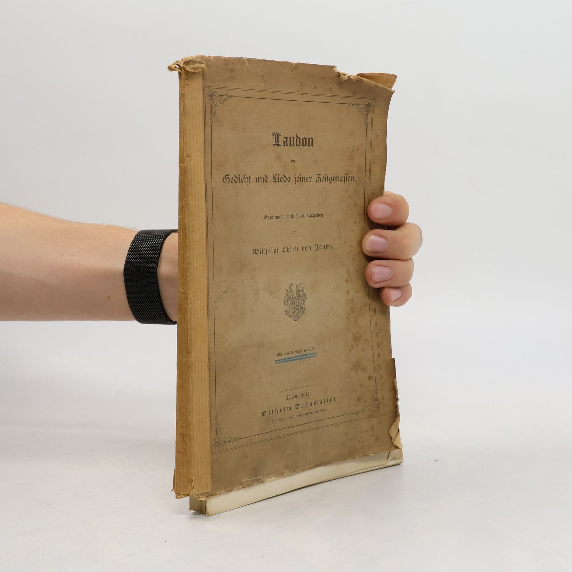Wilhelm Edlen von Janko Laudon im Gedicht und Liede seiner Zeitgenossen
