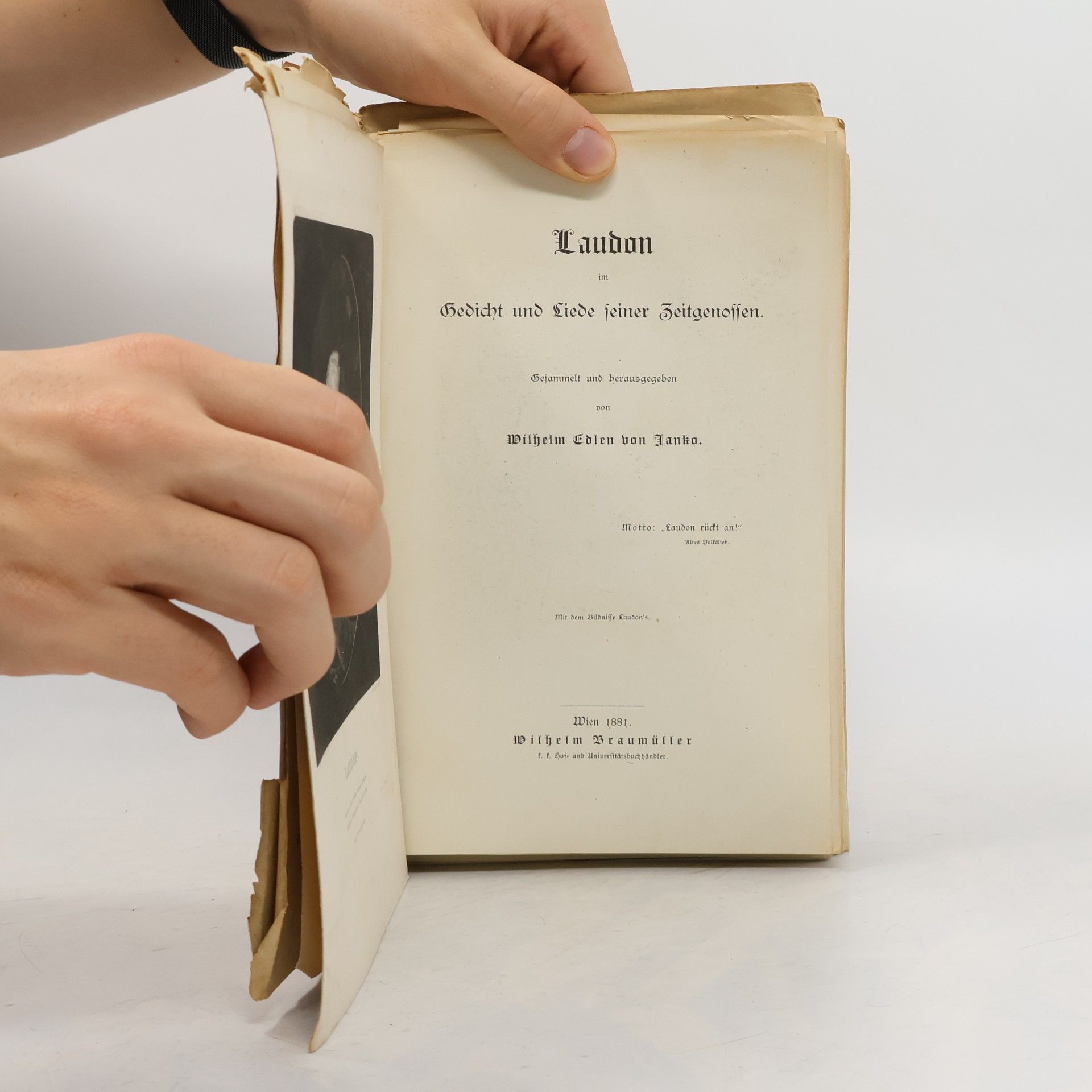 Wilhelm Edlen von Janko Laudon im Gedicht und Liede seiner Zeitgenossen