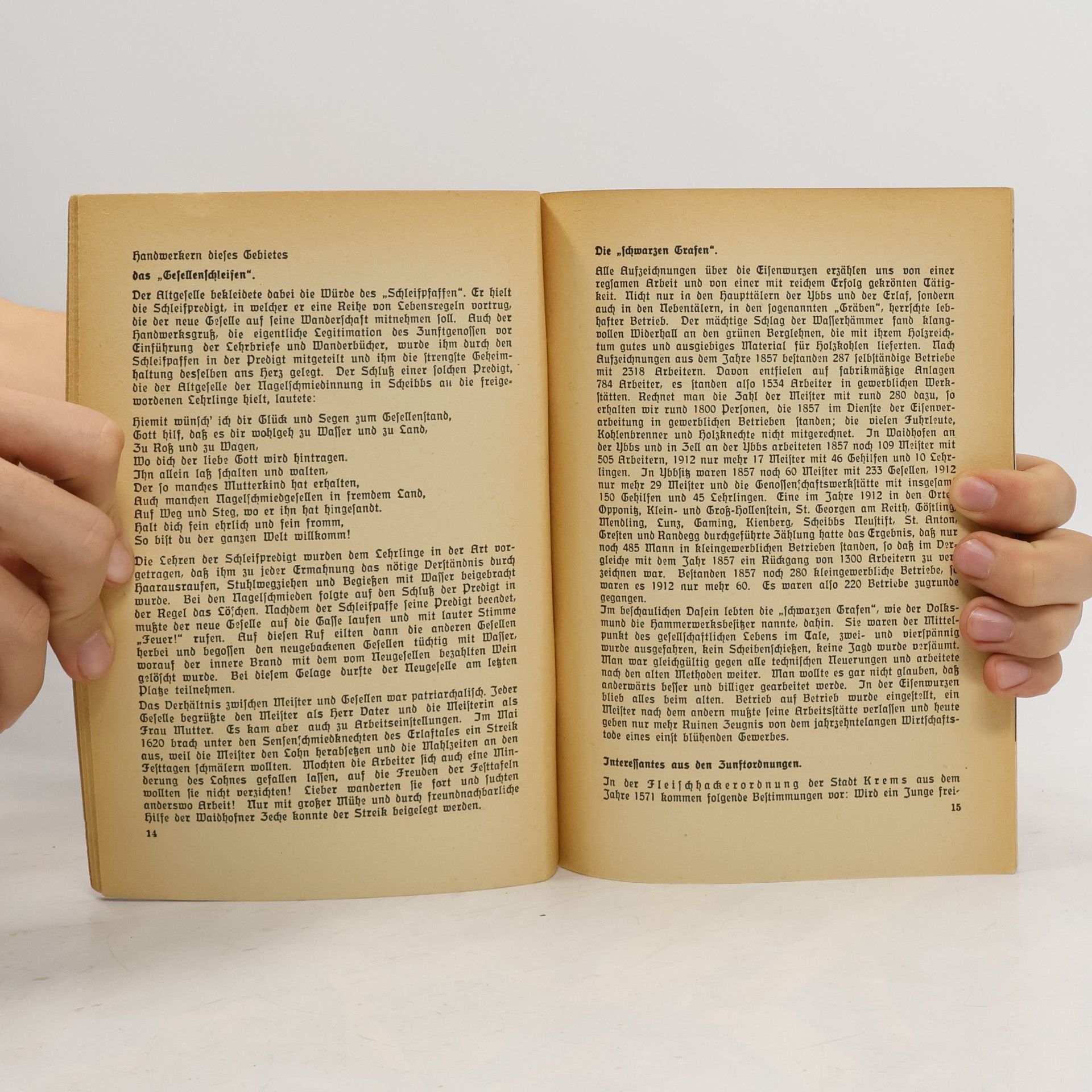 Karl Grafenberger Das deutsche Handwerk in Niederdonau