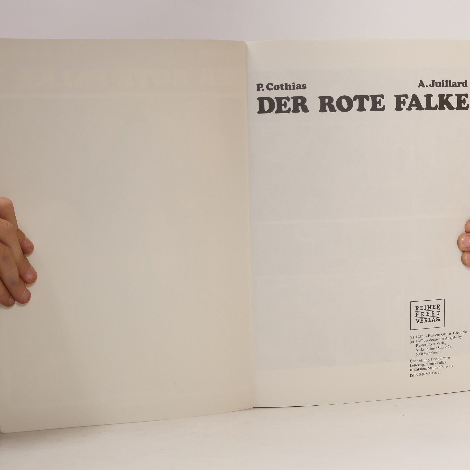 Patrick Cothias Der rote Falke