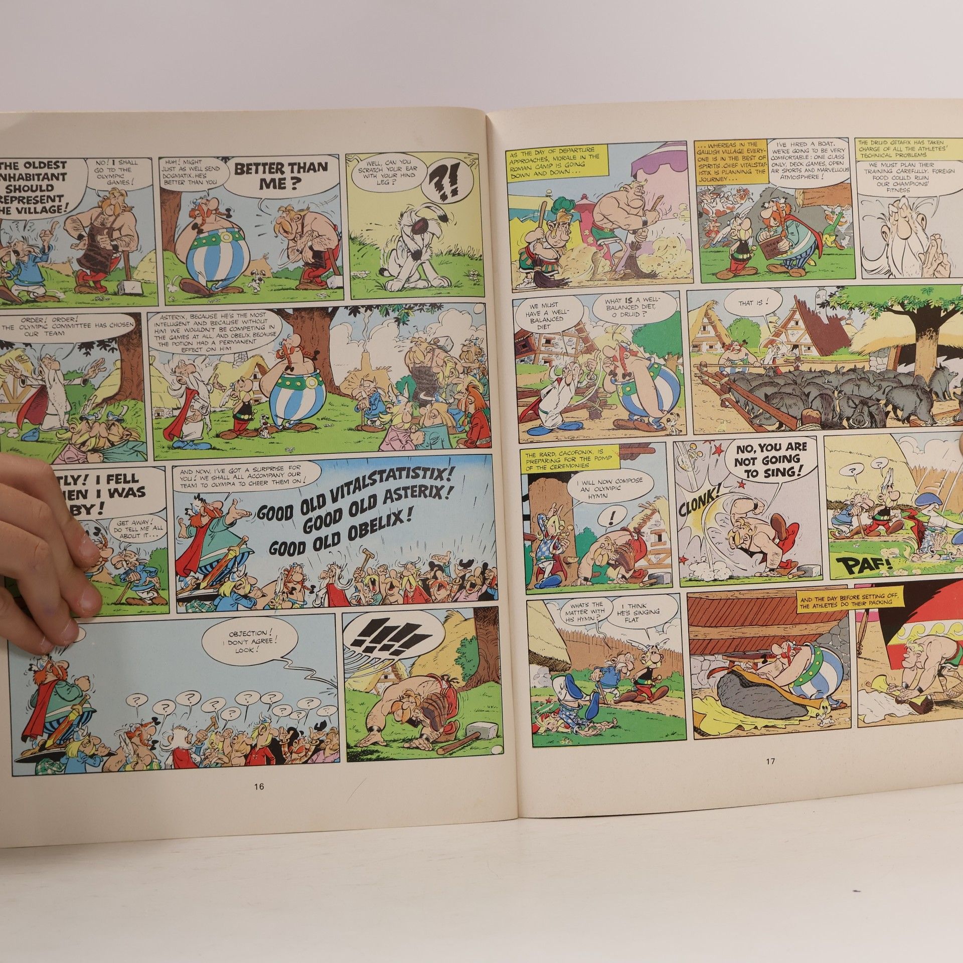 Albert Uderzo Asterix at the Olympic Games