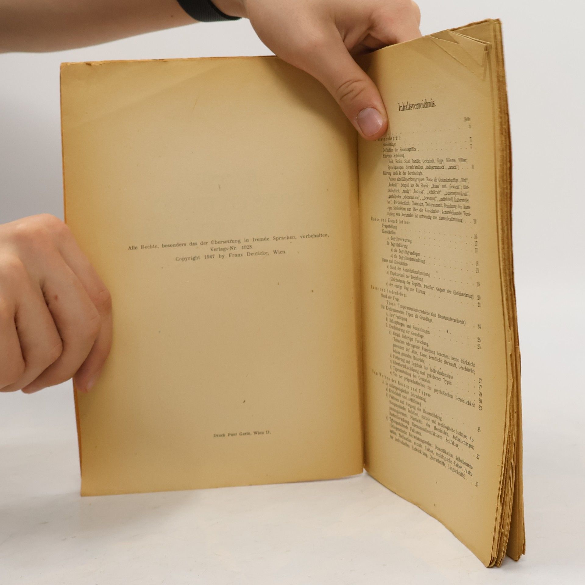 Hans Moritz Rasse, Konstitution und Seelenleben