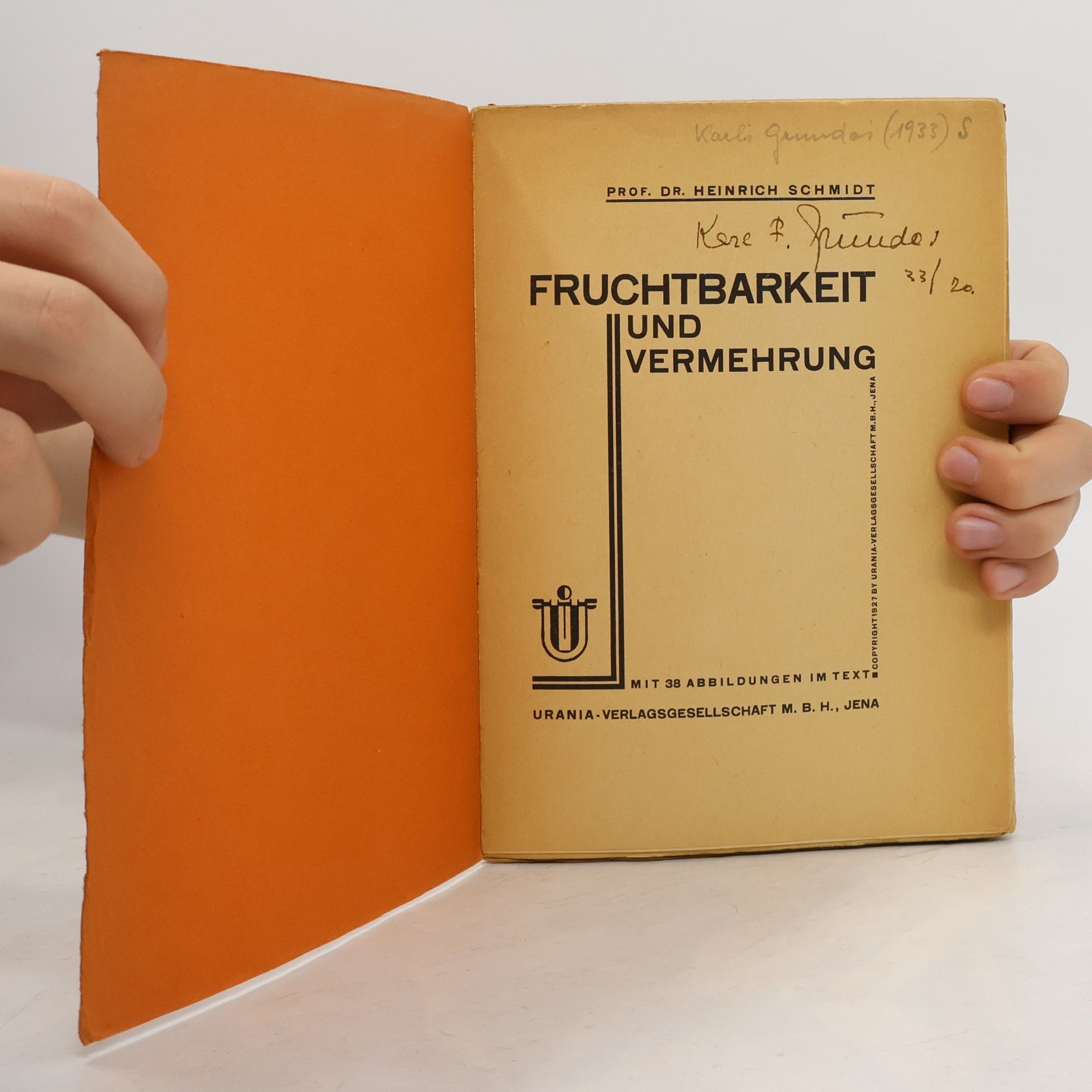 Heiner Schmidt Fruchtbarkeit und Vermehrung