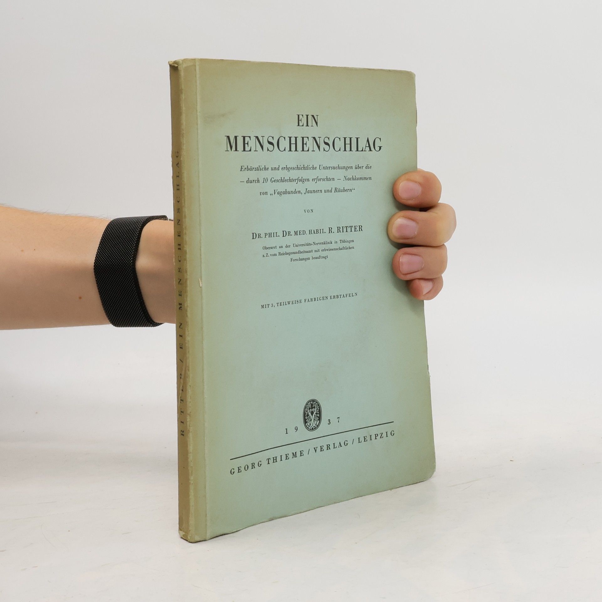 R. Ritter Ein Menschenschlag