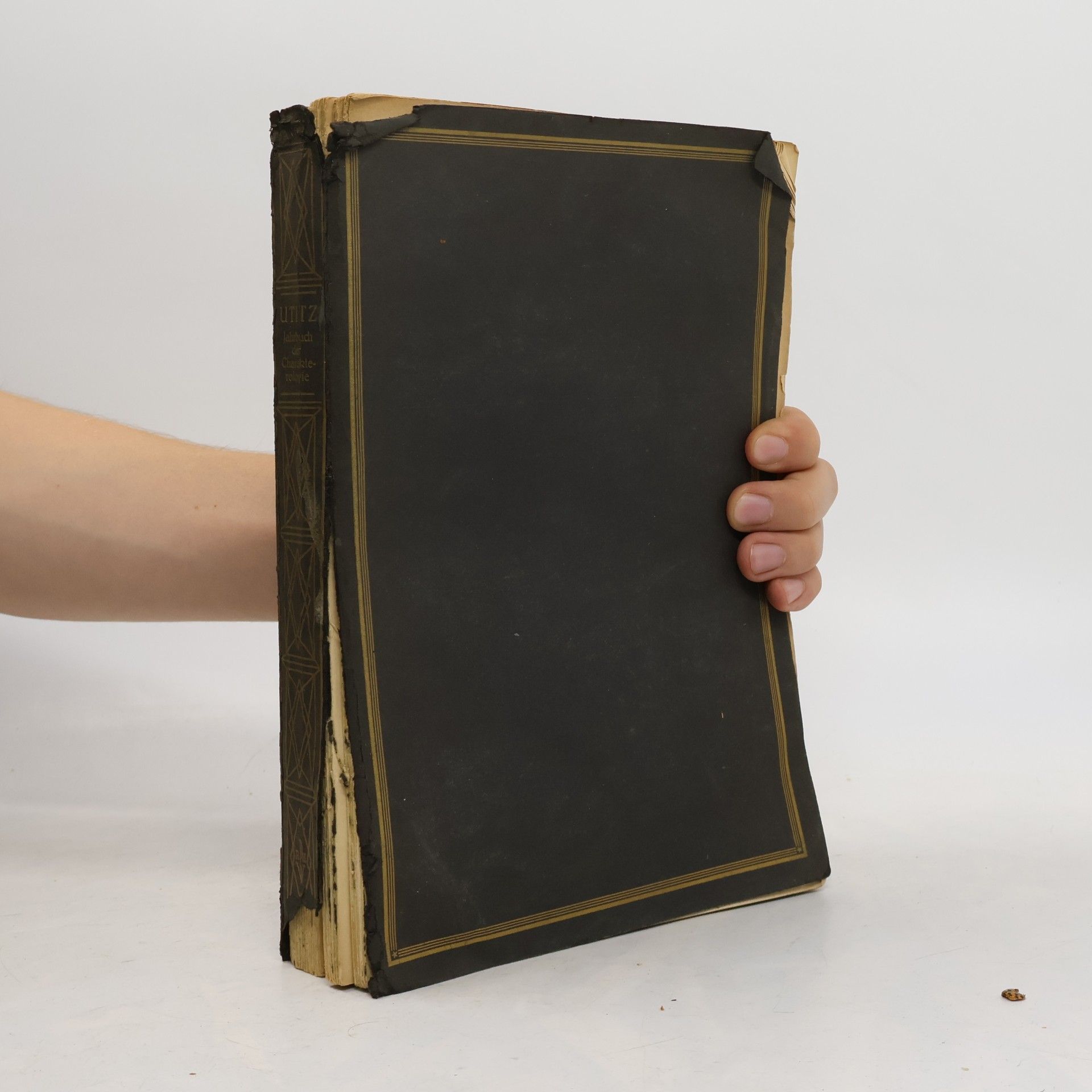 Emil Utitz Jahrbuch der Charakterologie. Jahrg. I. Bd. I.