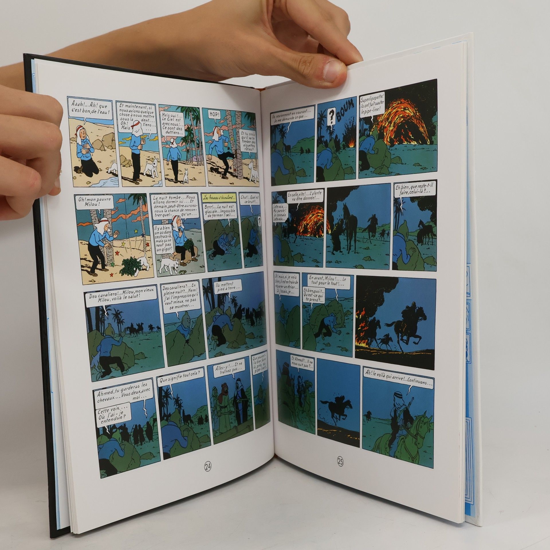Hergé Les aventures de Tintin 15. Tintin au pays de L'or Noir