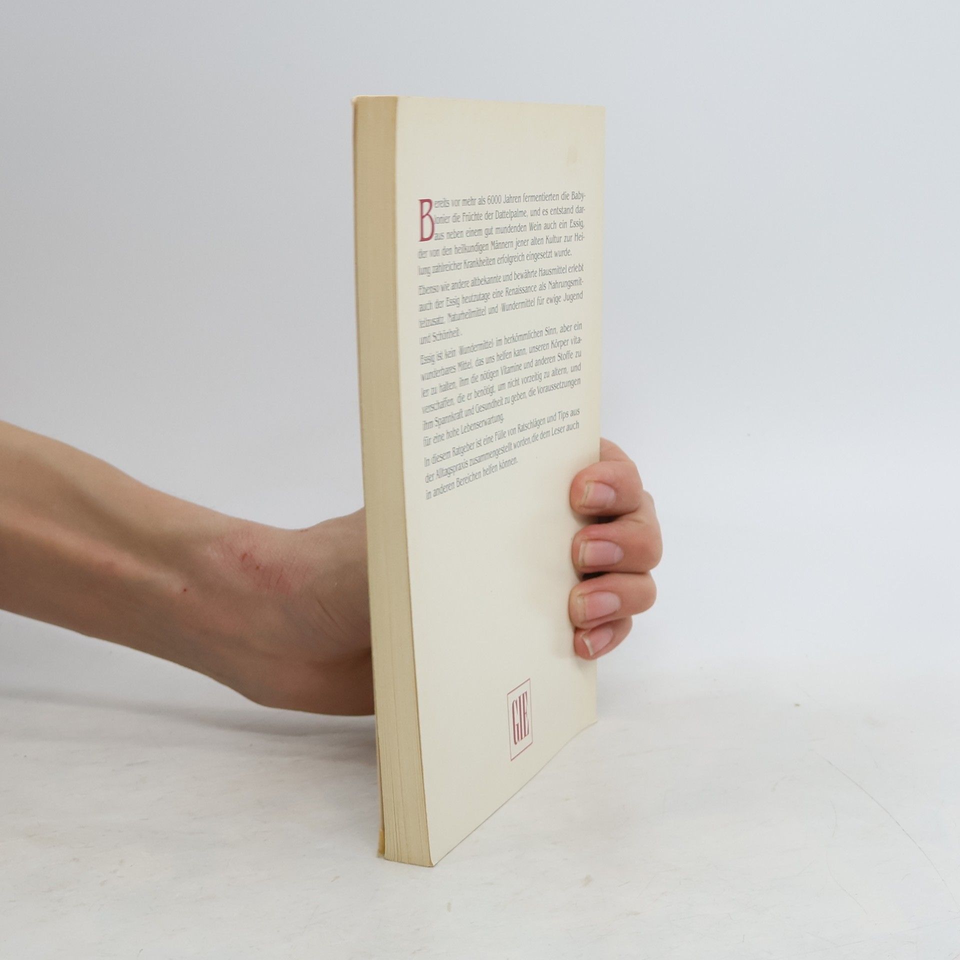 Peter Grunert Das bewährte Essig-buch für ein längeres Leben