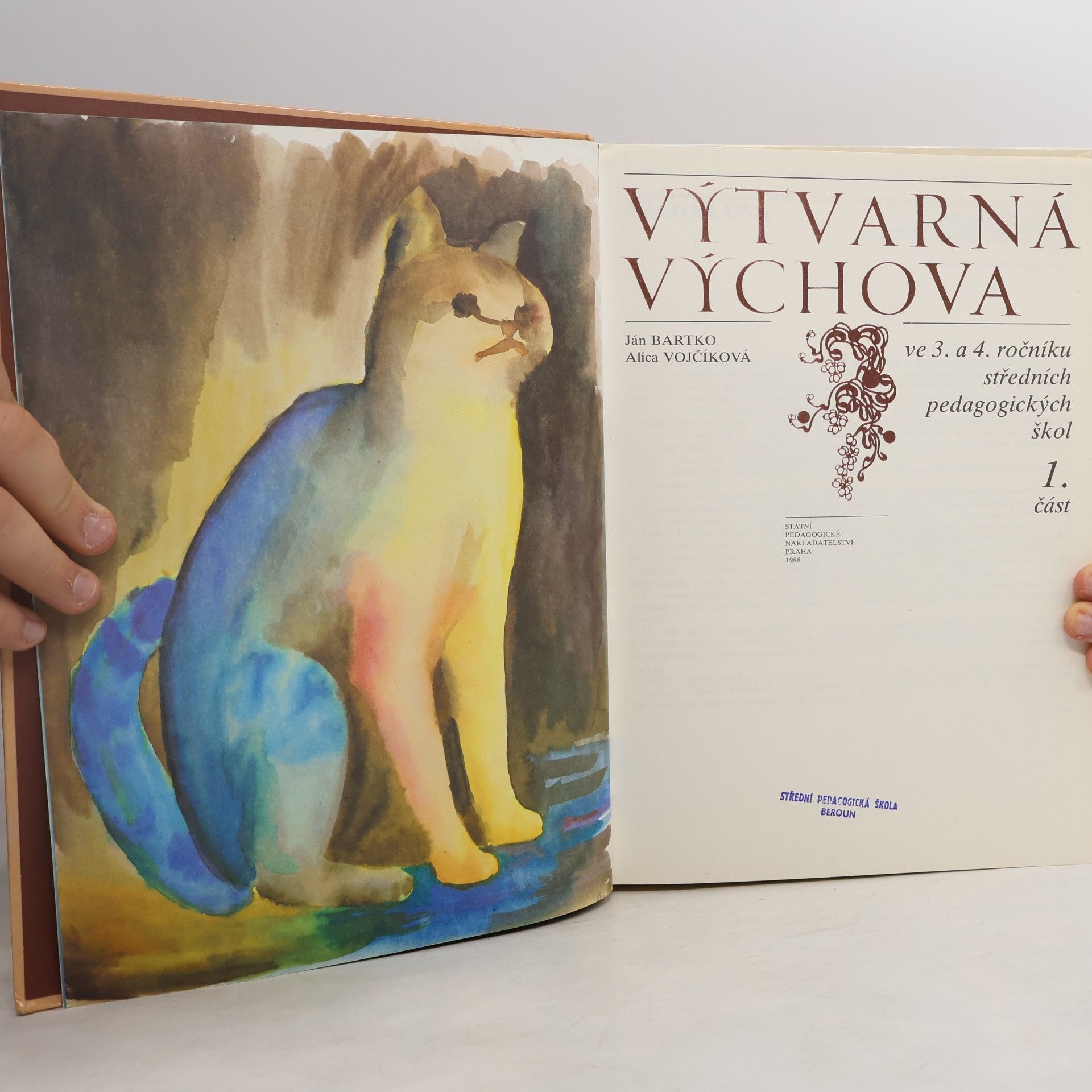 Ján Bartko Výtvarná výchova ve 3. a 4. ročníku středních pedagogických škol 1. část