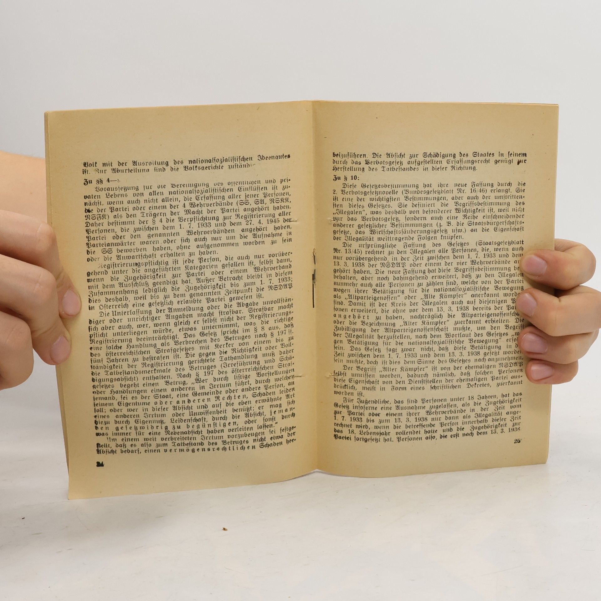 Autorenkollektiv Recht und Gesetz für Jedermann. Das Verbotsgesetz