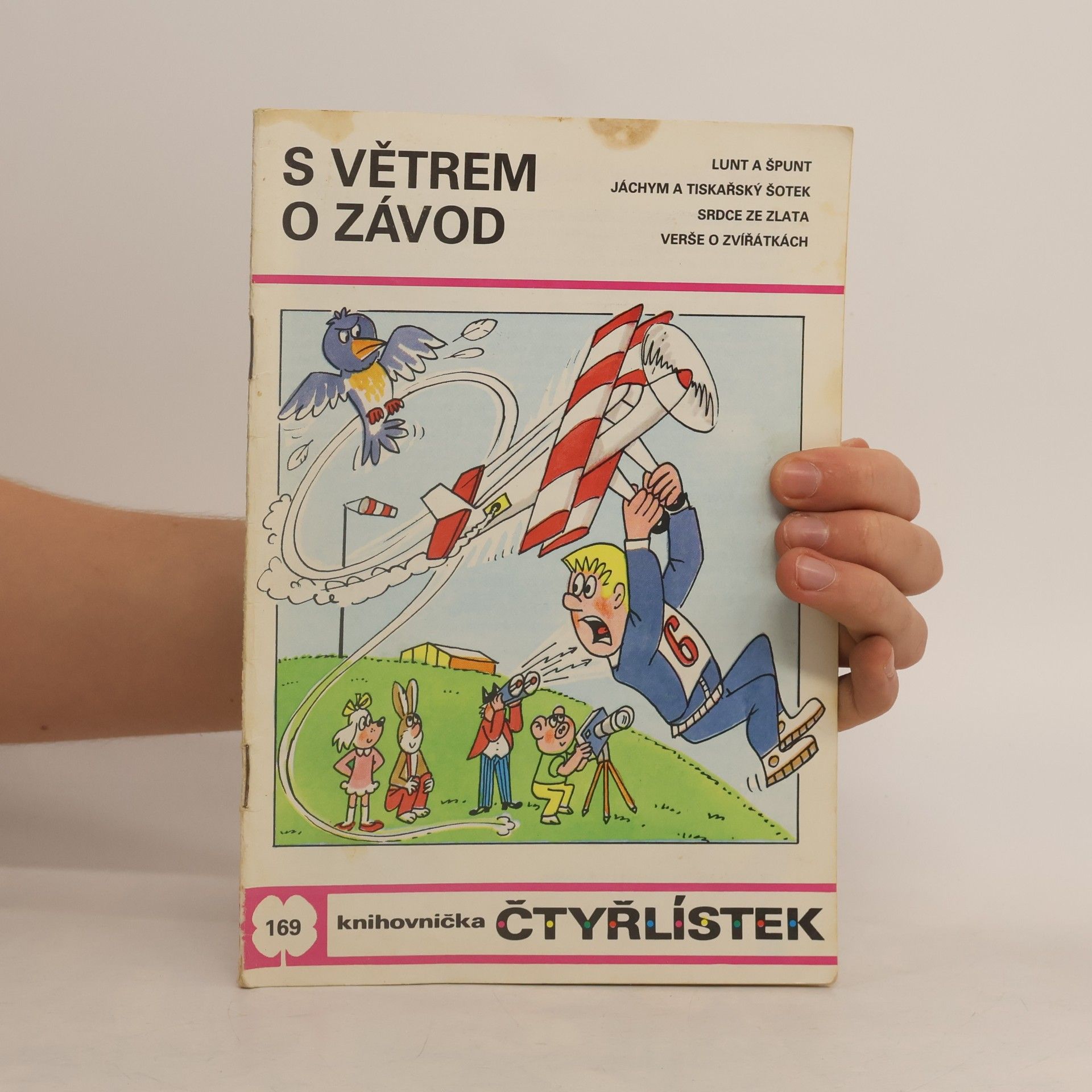 Jaroslav Němeček Čtyřlístek 169. S větrem o závod