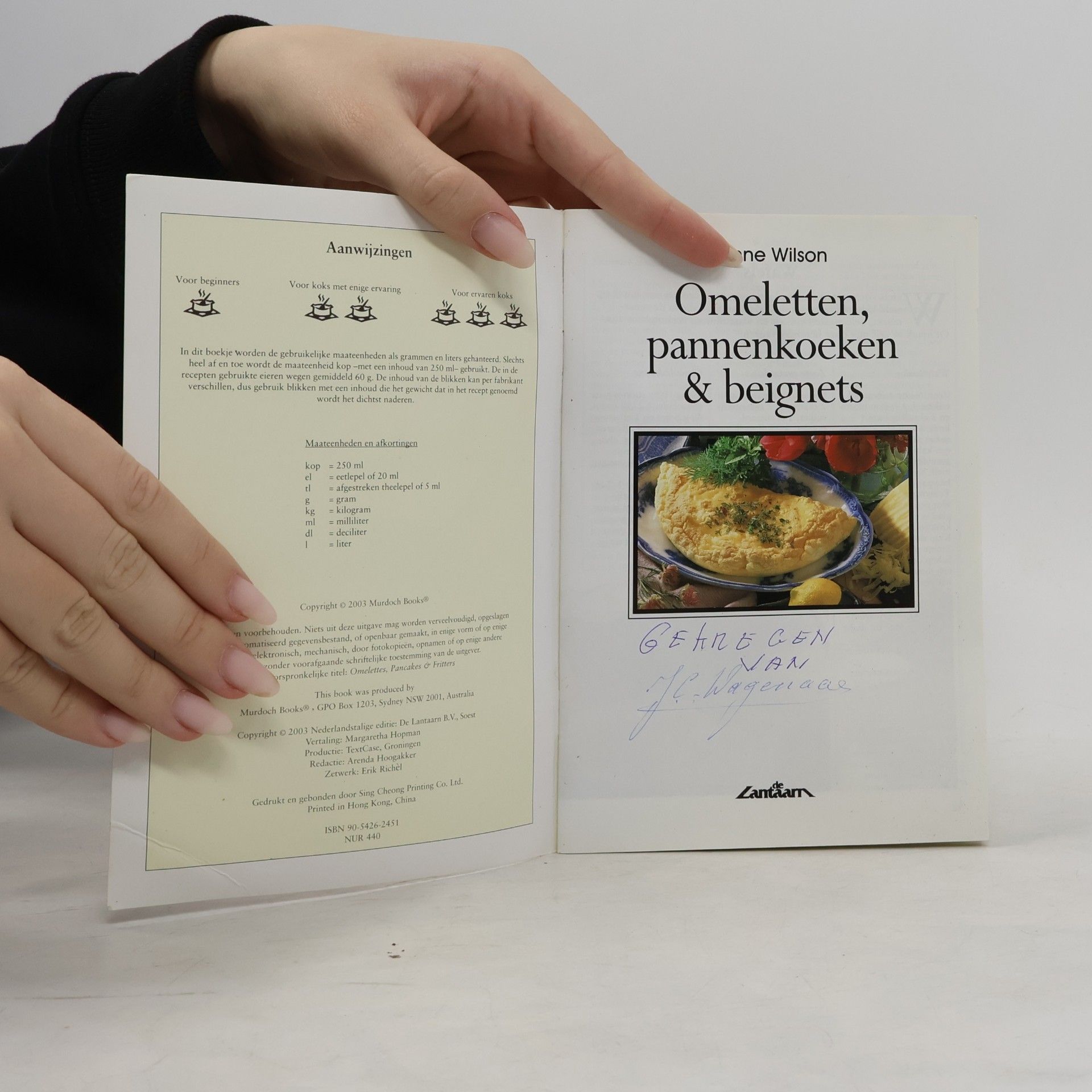 Anne Wilson PANNENKOEKEN OMELETTEN EN BEIGNETS