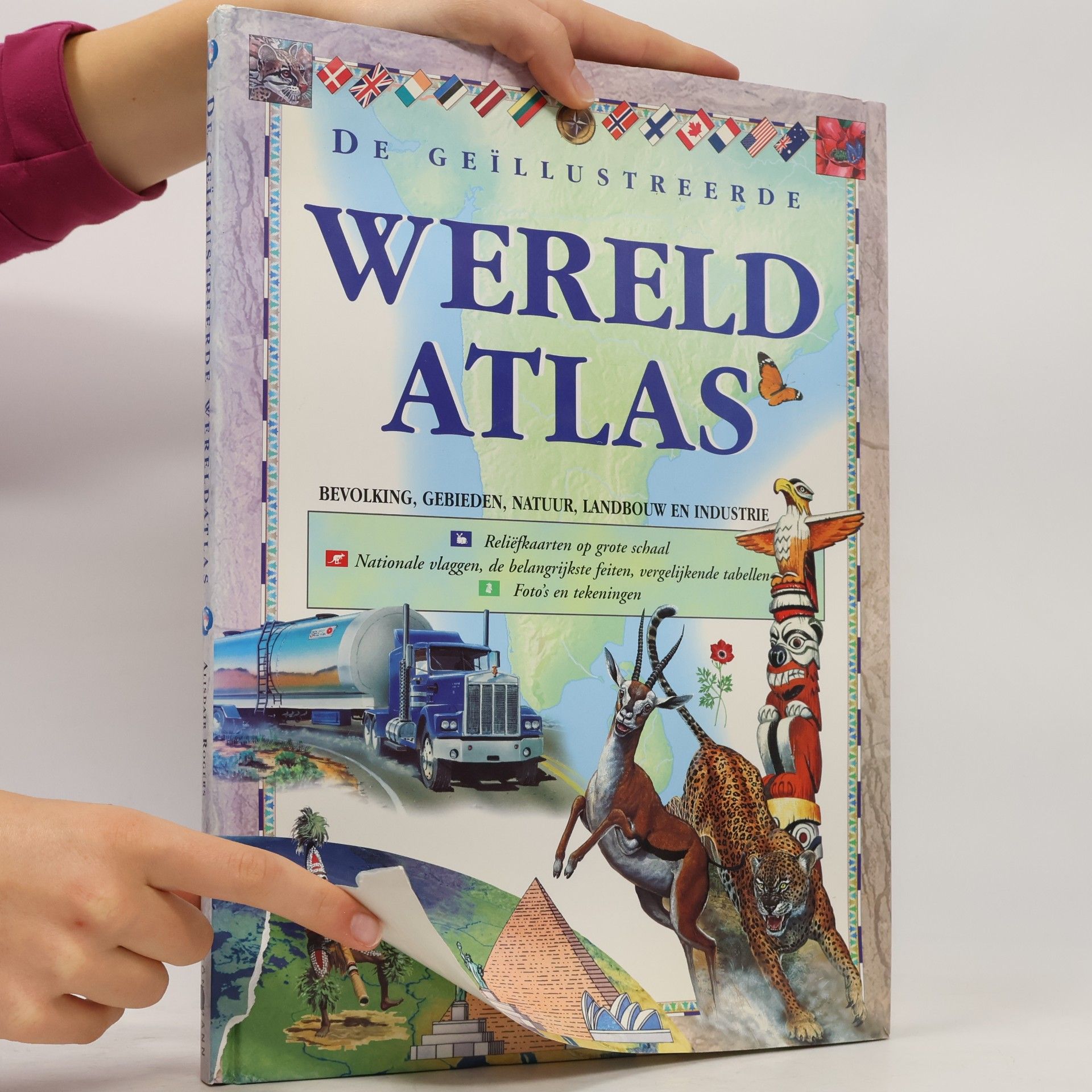De geïllustreerde wereldatlas