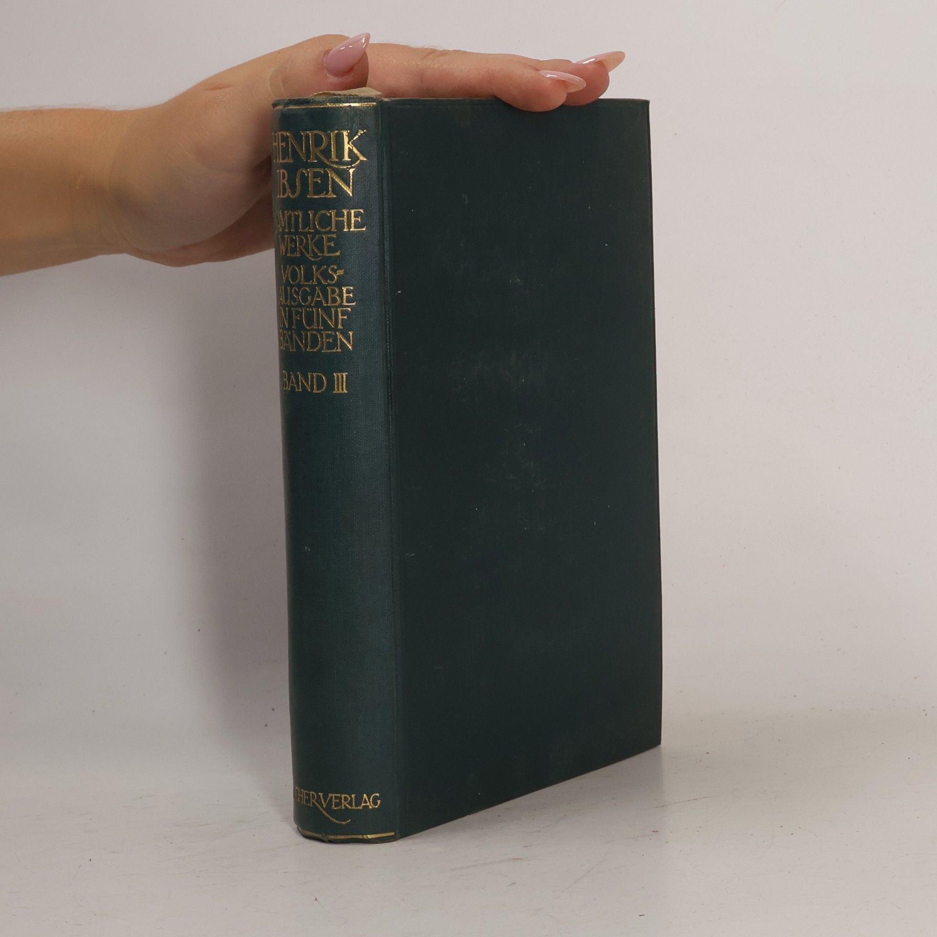 Henrik Ibsen Sämtliche Werke III