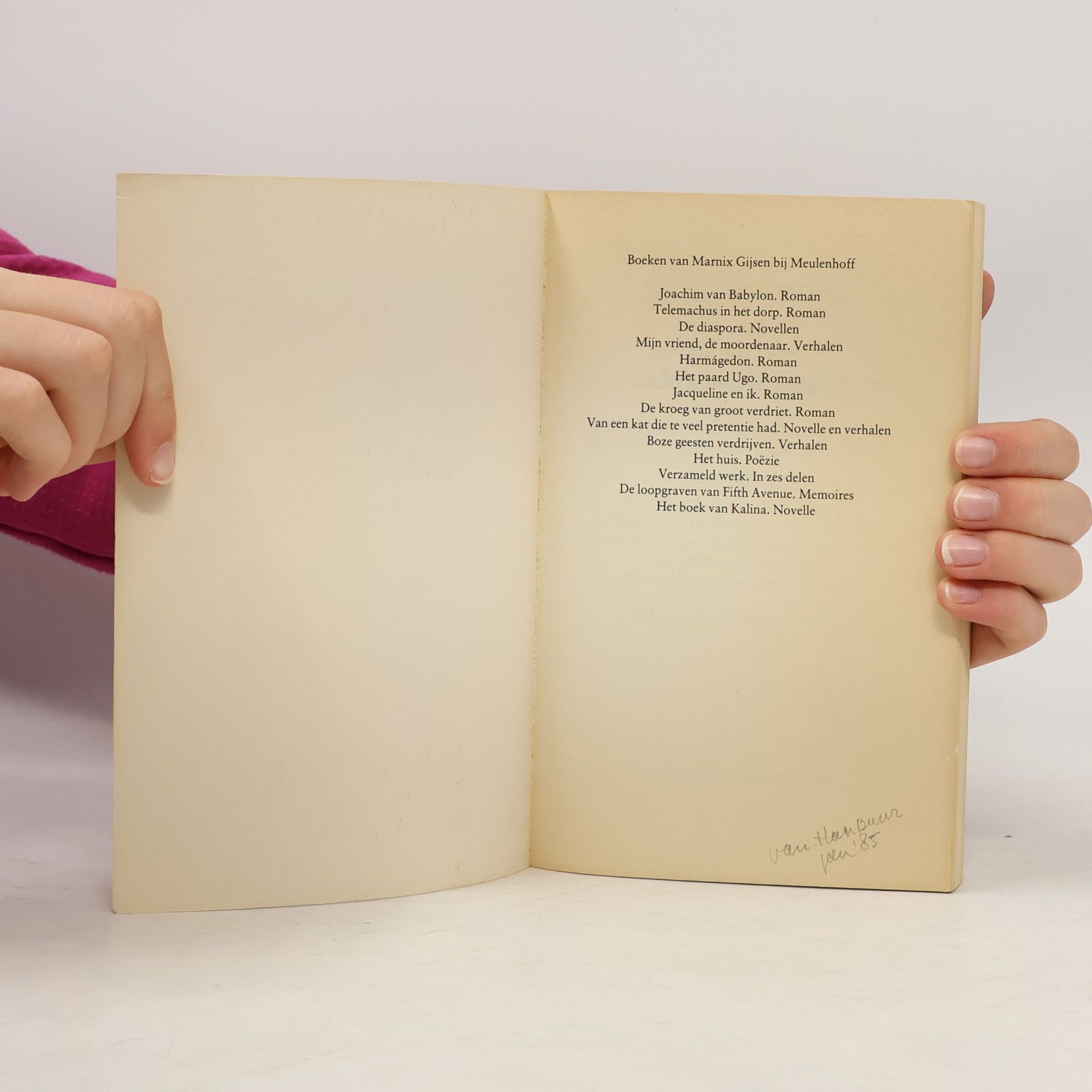 Marnix Gijsen Het boek van Joachim van Babylon