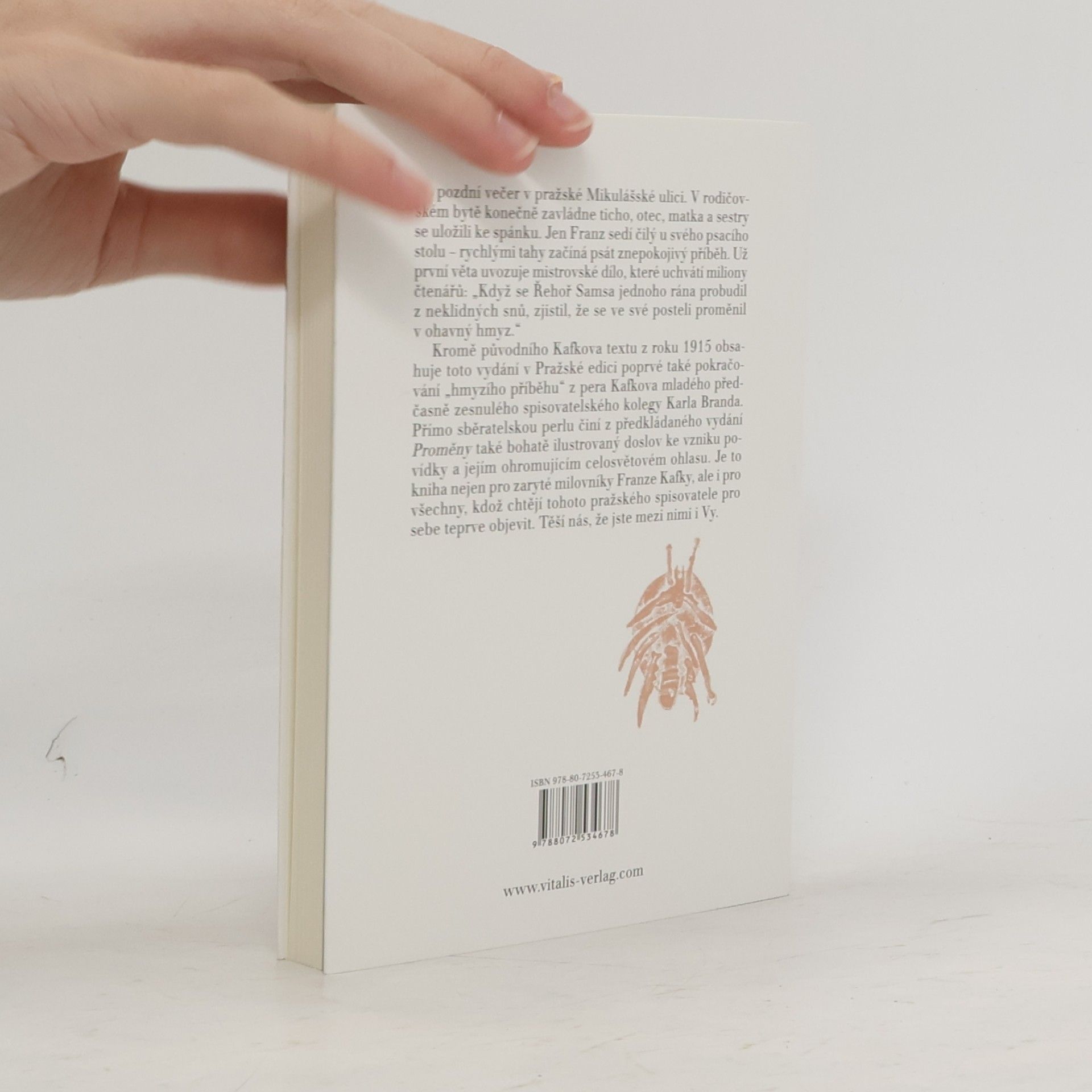 Franz Kafka Pražská edice: Proměna