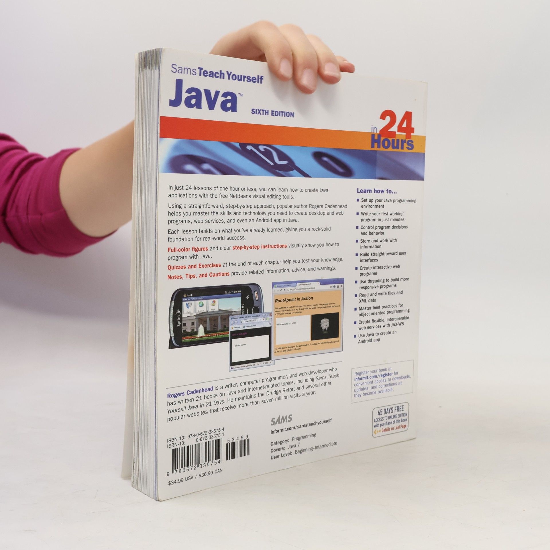 Roger Cadenhead Sams Teach Yourself Java in 24 Hours
