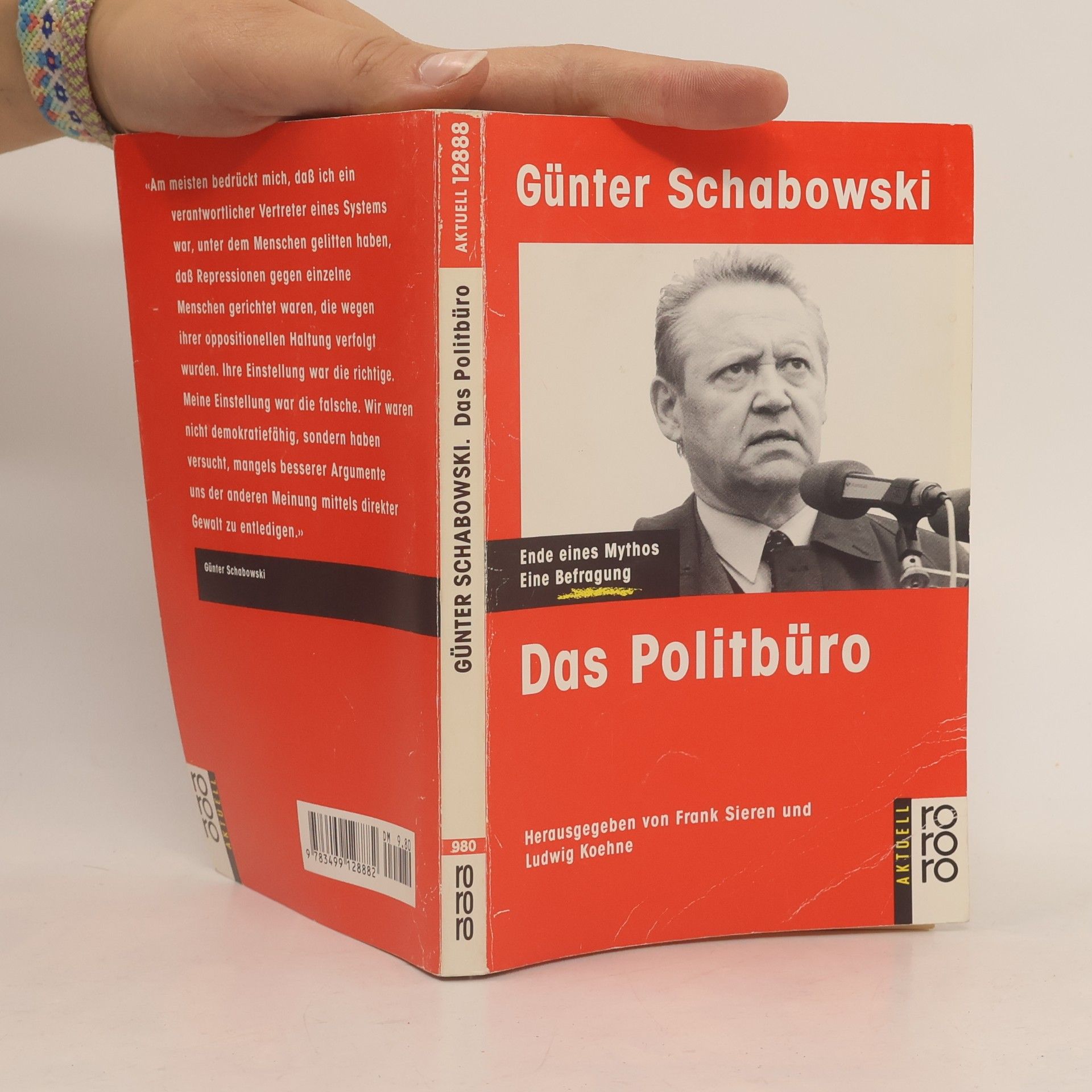Günter Schabowski Das Politbüro