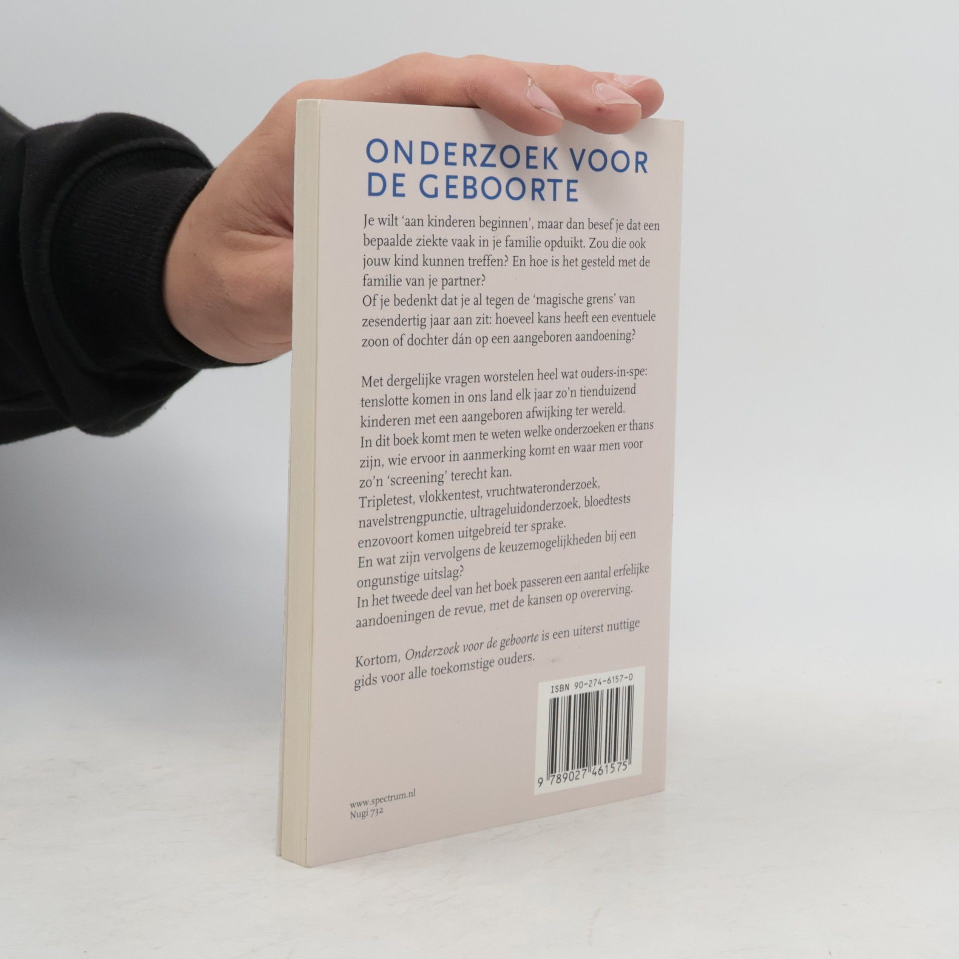Cora J. Vos Onderzoek voor de geboorte