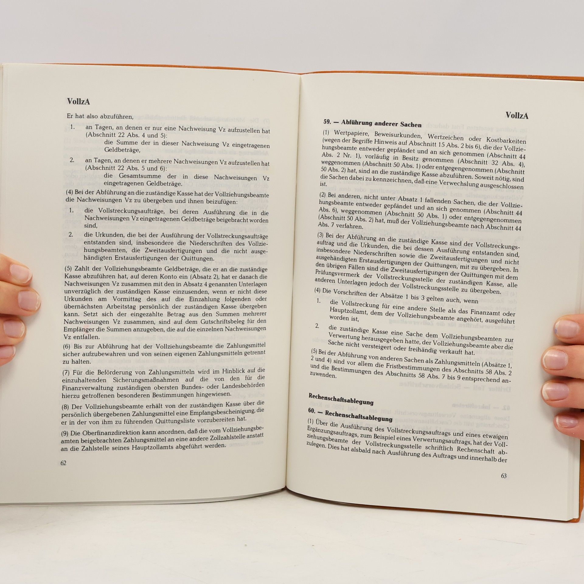 Various authors Vollziehungsanweisung (VollzA)