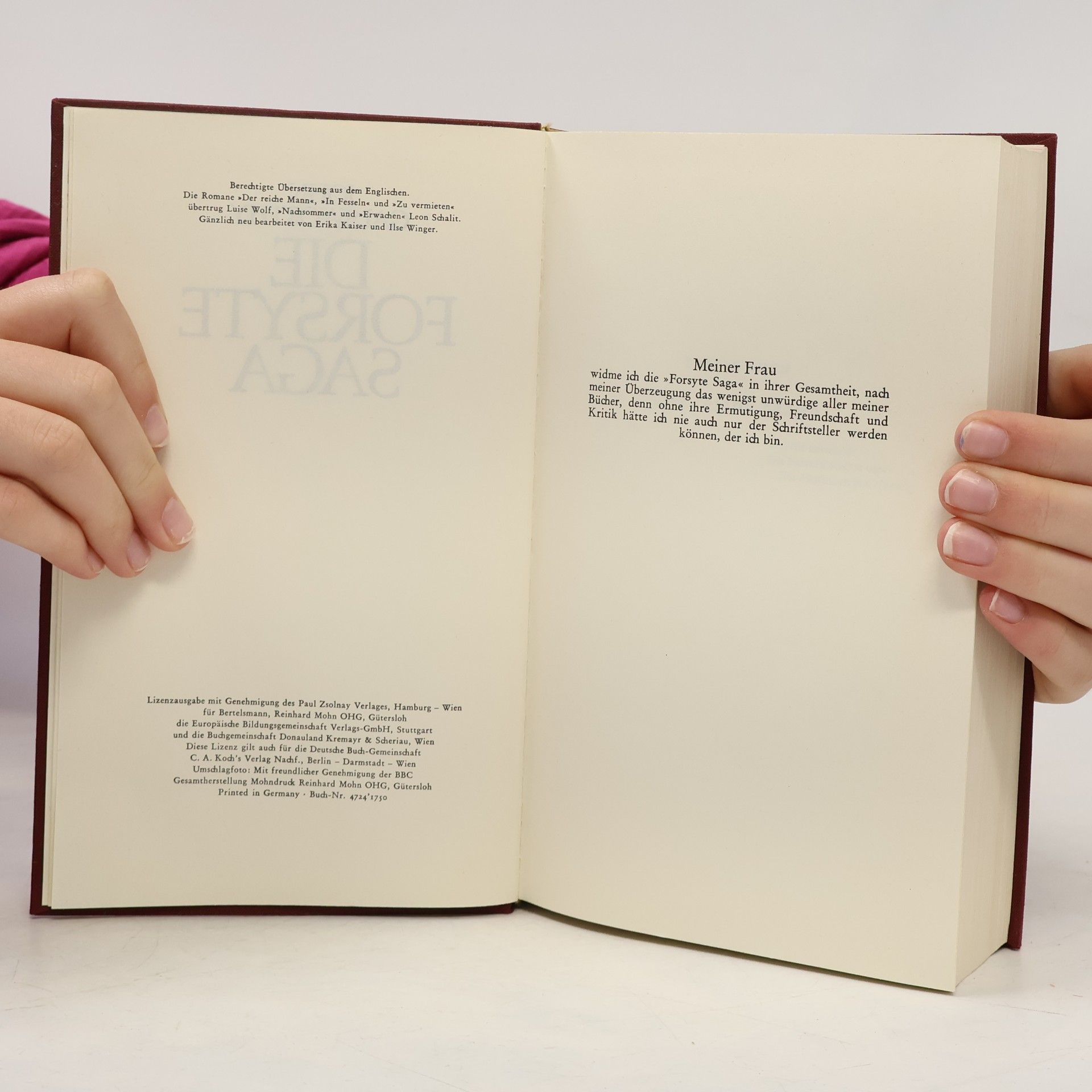 John Galsworthy Die Forsyte Saga