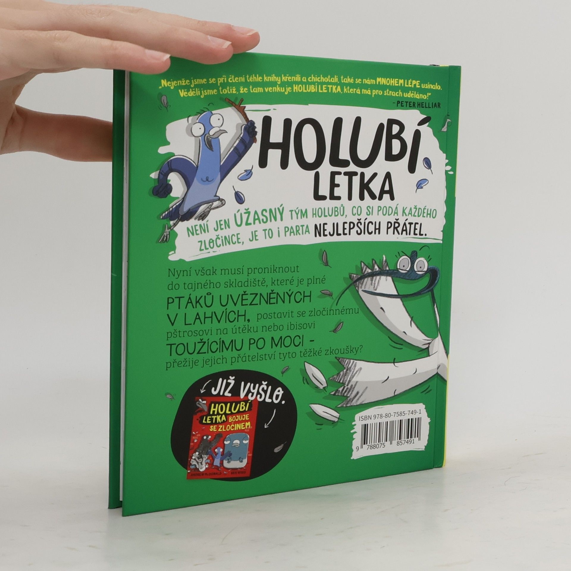 Andrew McDonald Holubí letka má pro strach uděláno