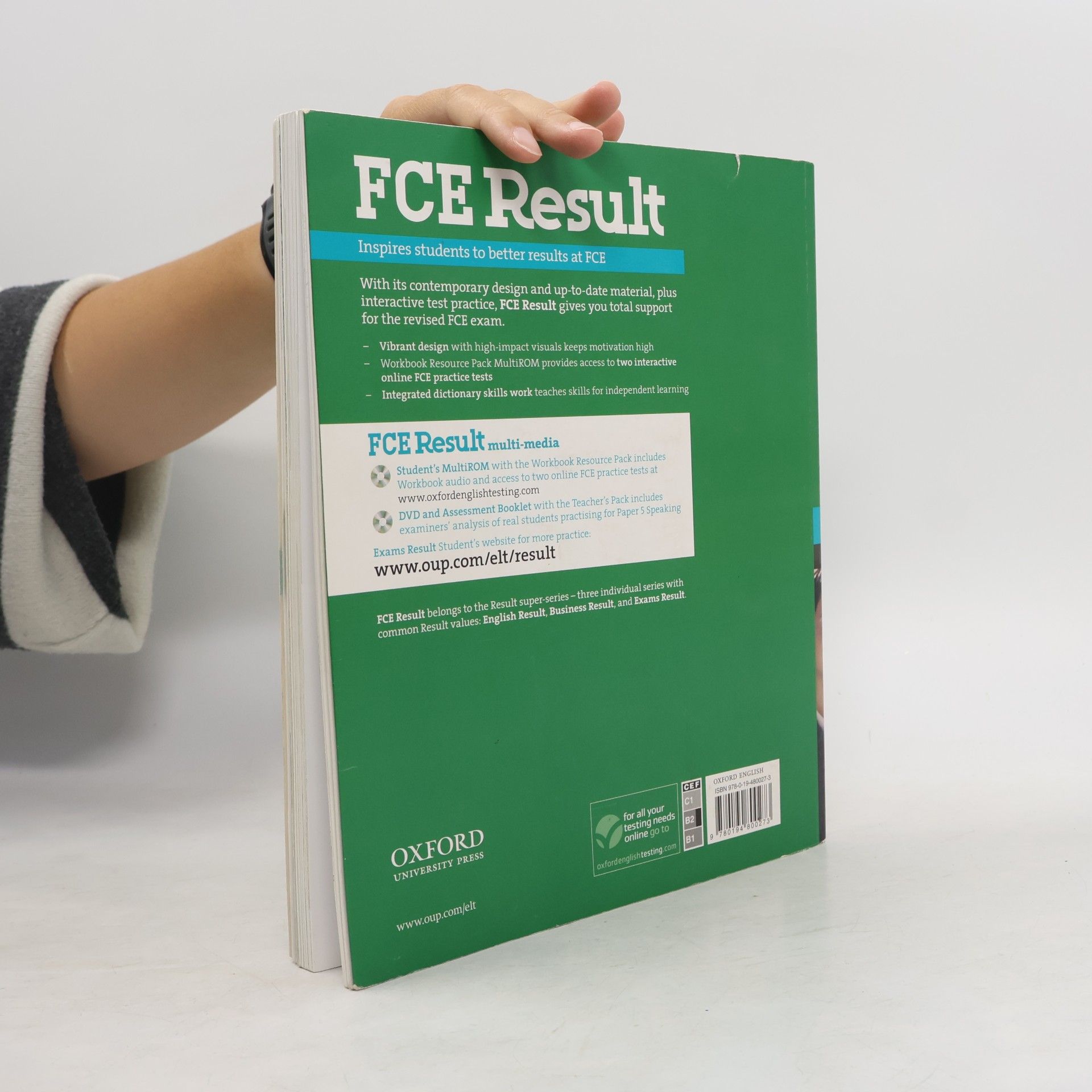 Paul A. Davies FCE result. Student's book