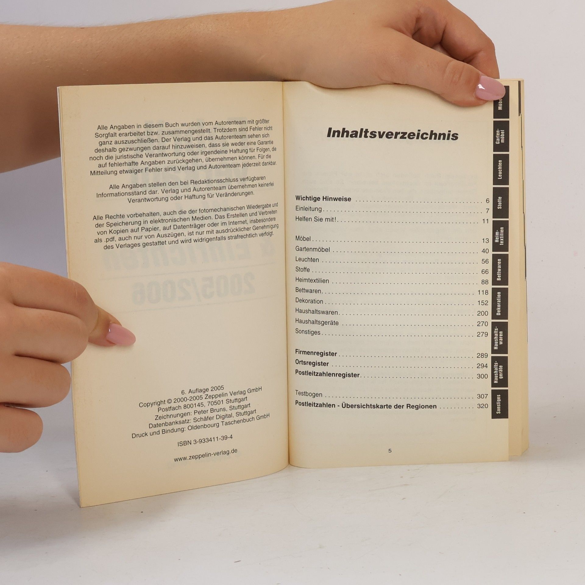 Fabrikverkauf für Wohnen & Einrichten - 2005/2006