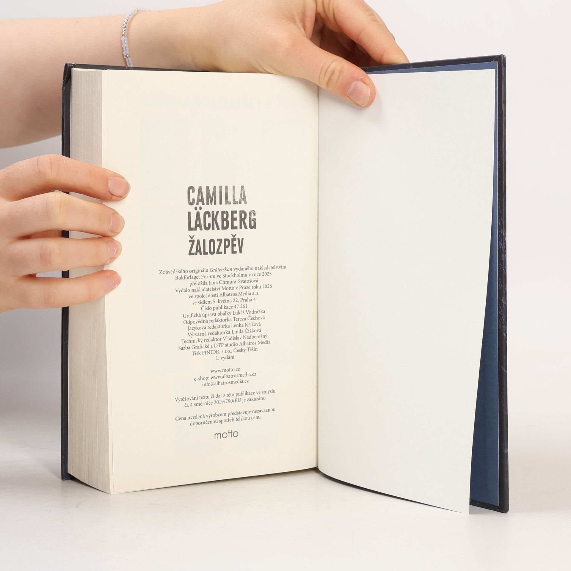 Camilla Läckberg Žalozpěv