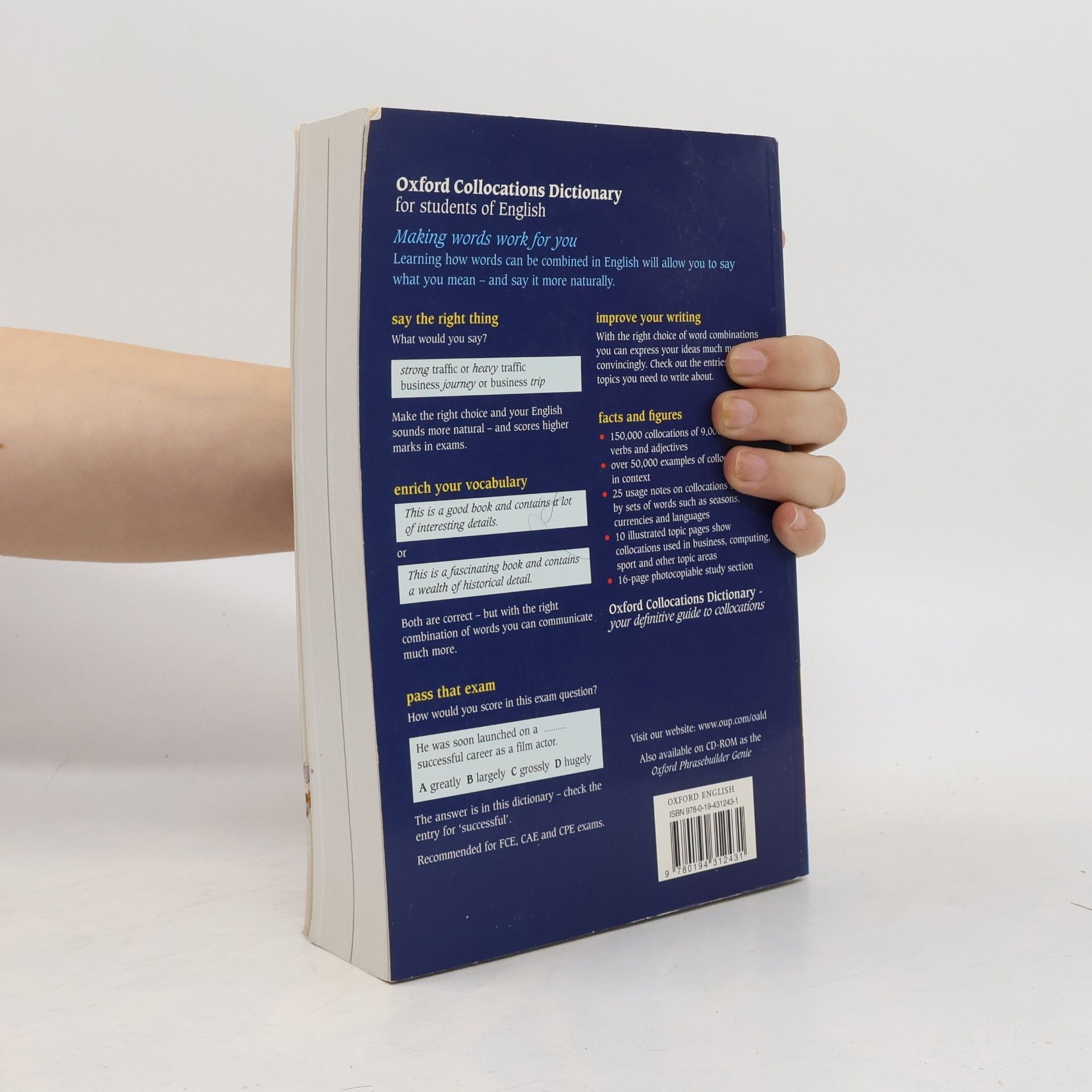 Collectif d'auteurs Oxford collocations dictionary for students of English