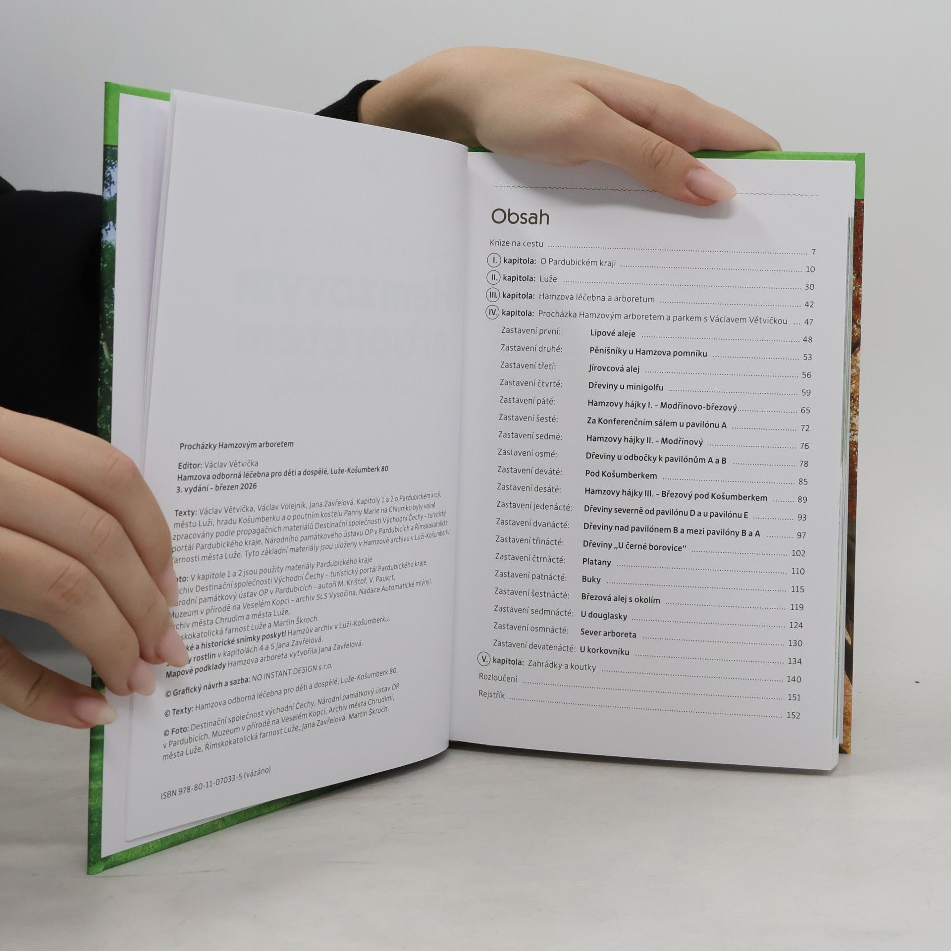 Václav Větvička Procházky Hamzovým arboretem