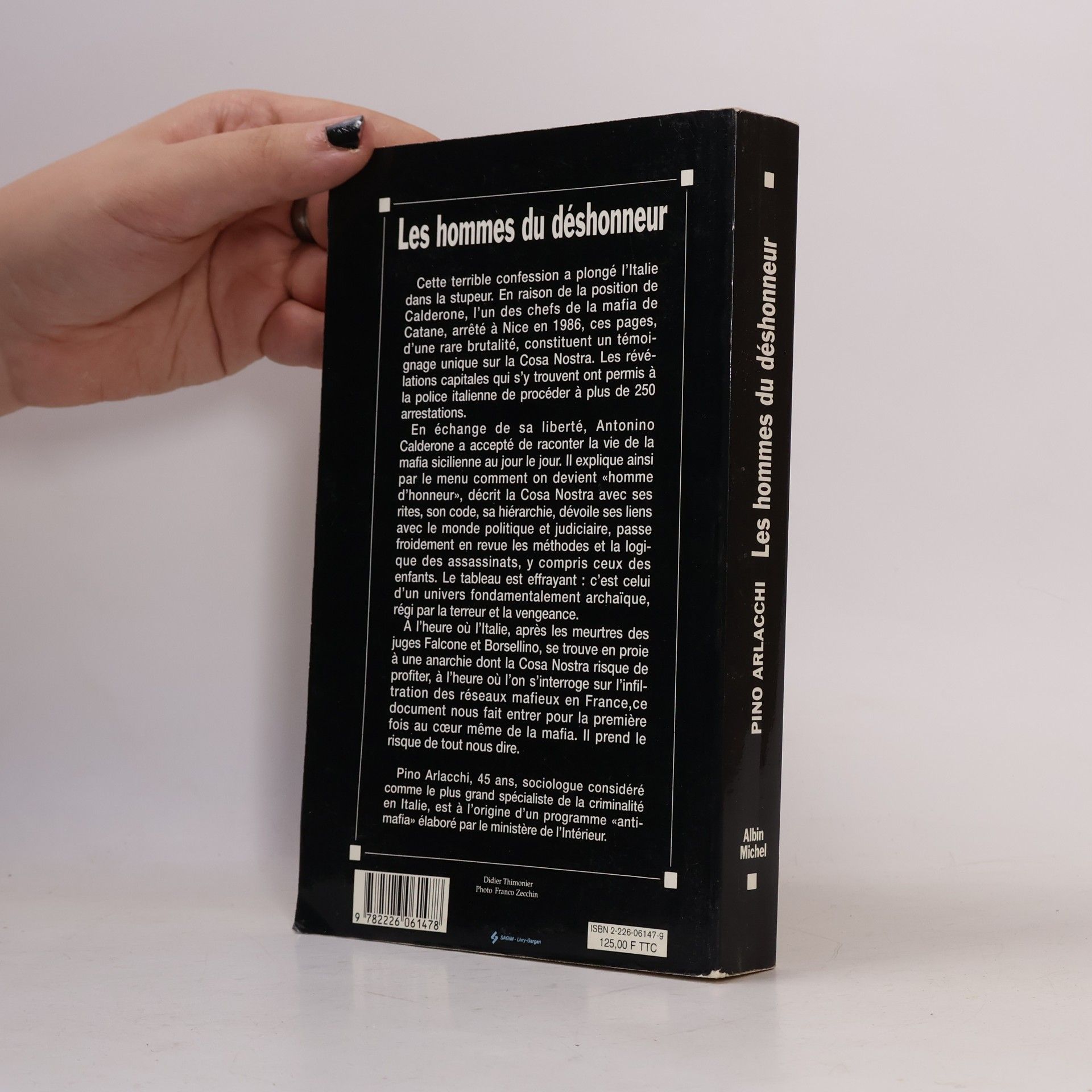 Pino Arlacchi Les hommes du déshonneur