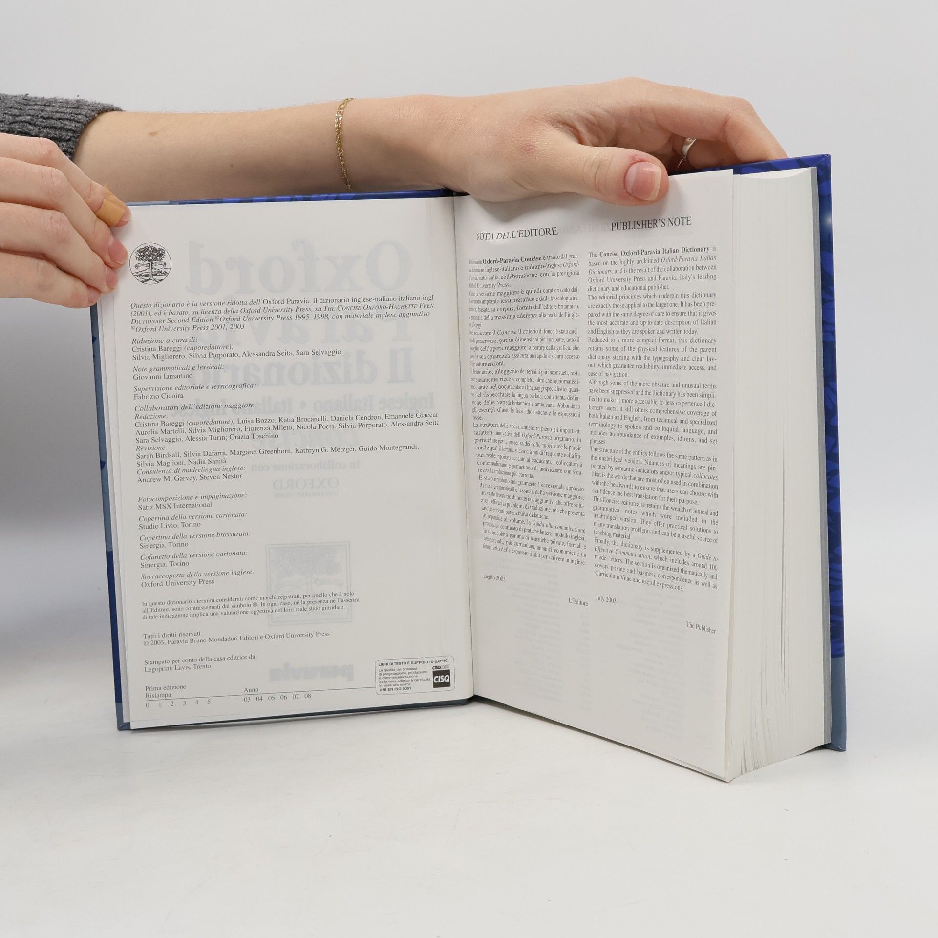 Oxford Paravia. Il dizionario inglese-italiano italiano-inglese concise
