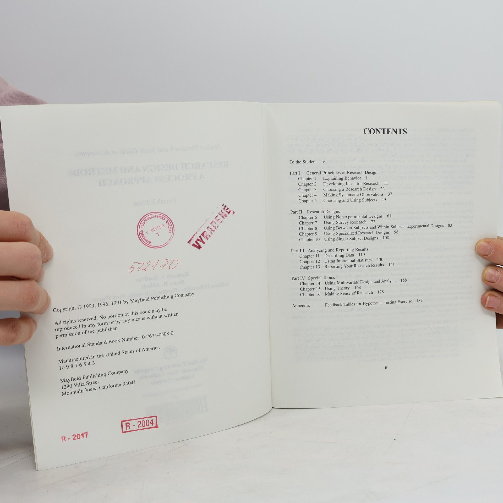 Kenneth S. Bordens Study Guide to Accompany Research Design and Methods