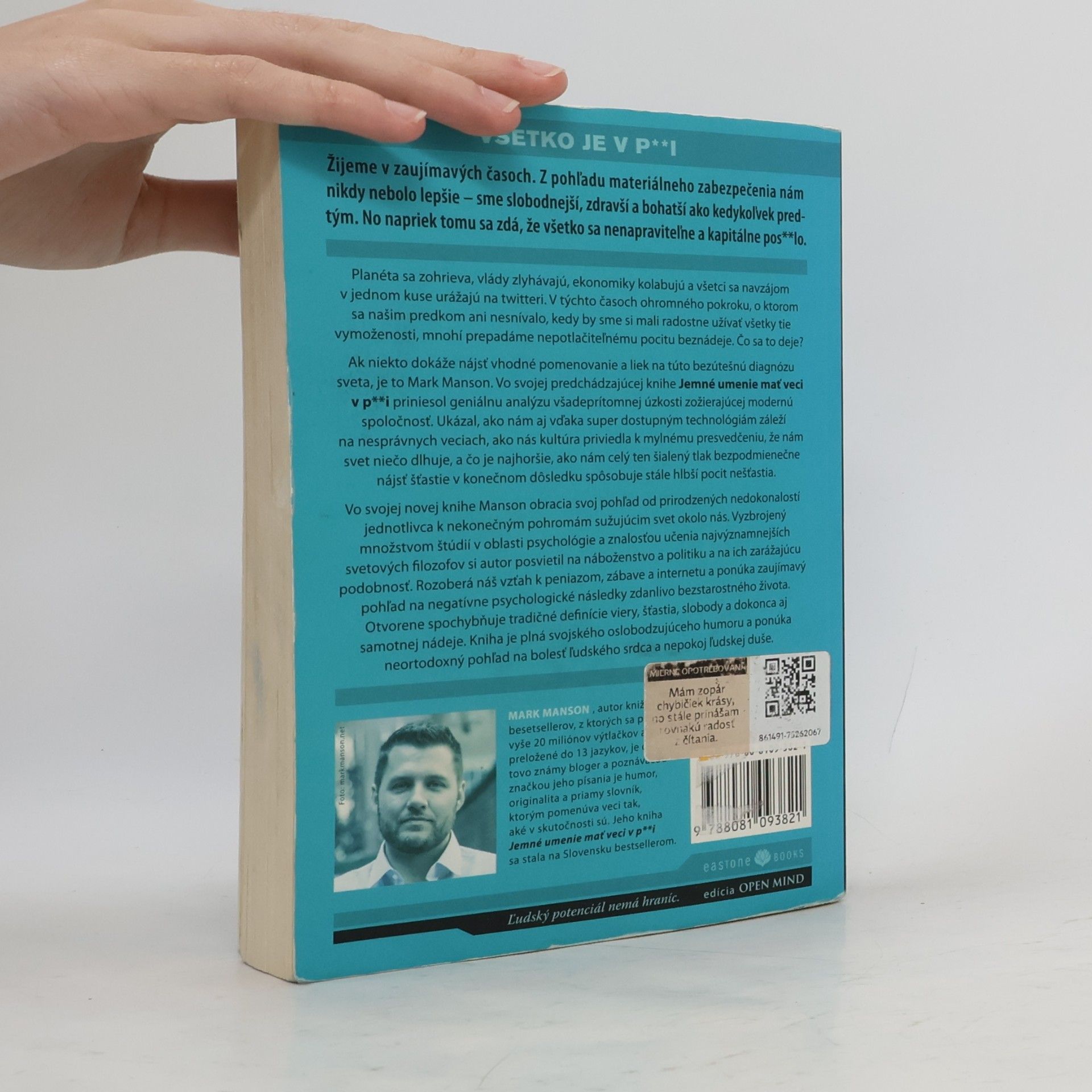 Mark Manson Všetko je v p**i