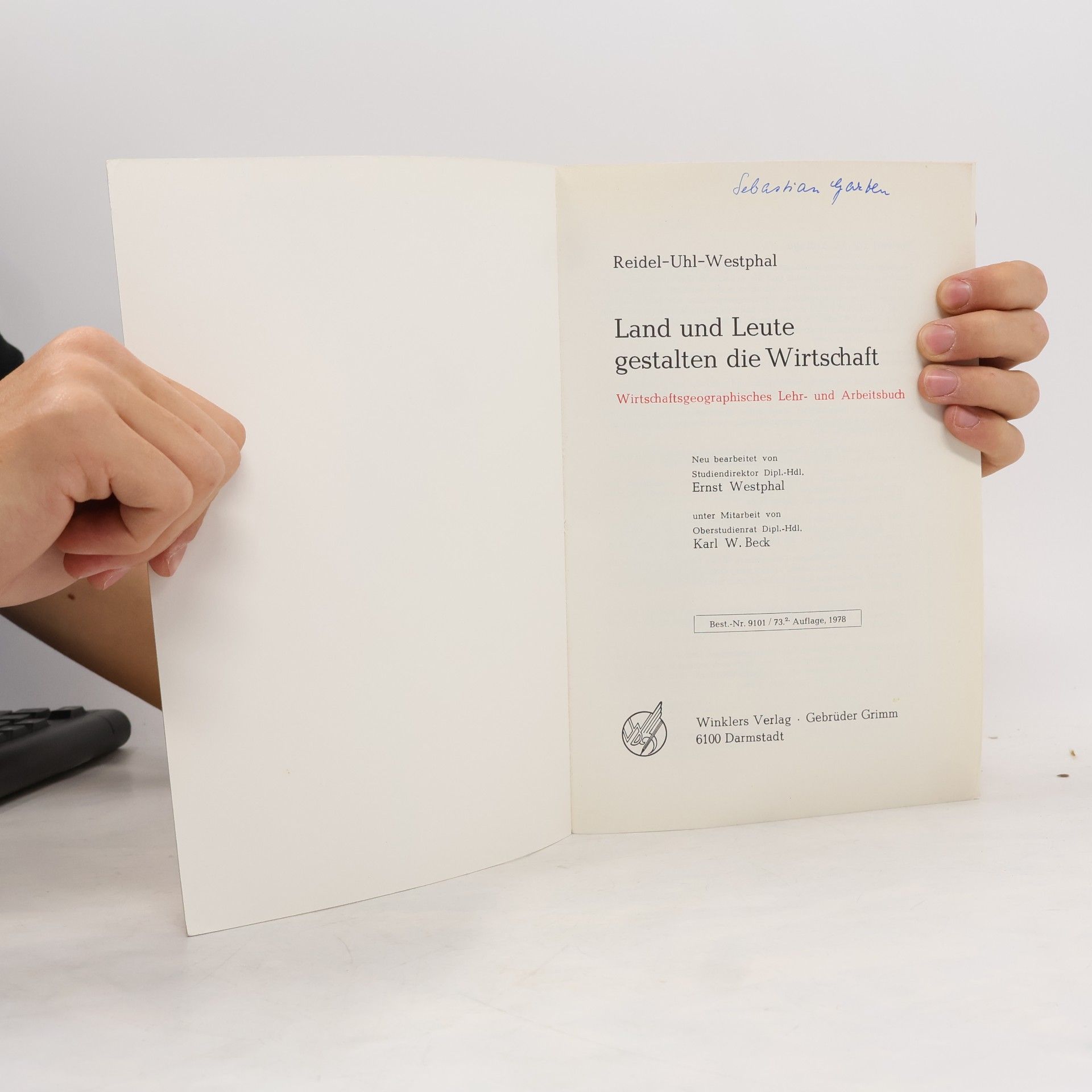 Various authors Land und Leute gestalten die Wirtschaft