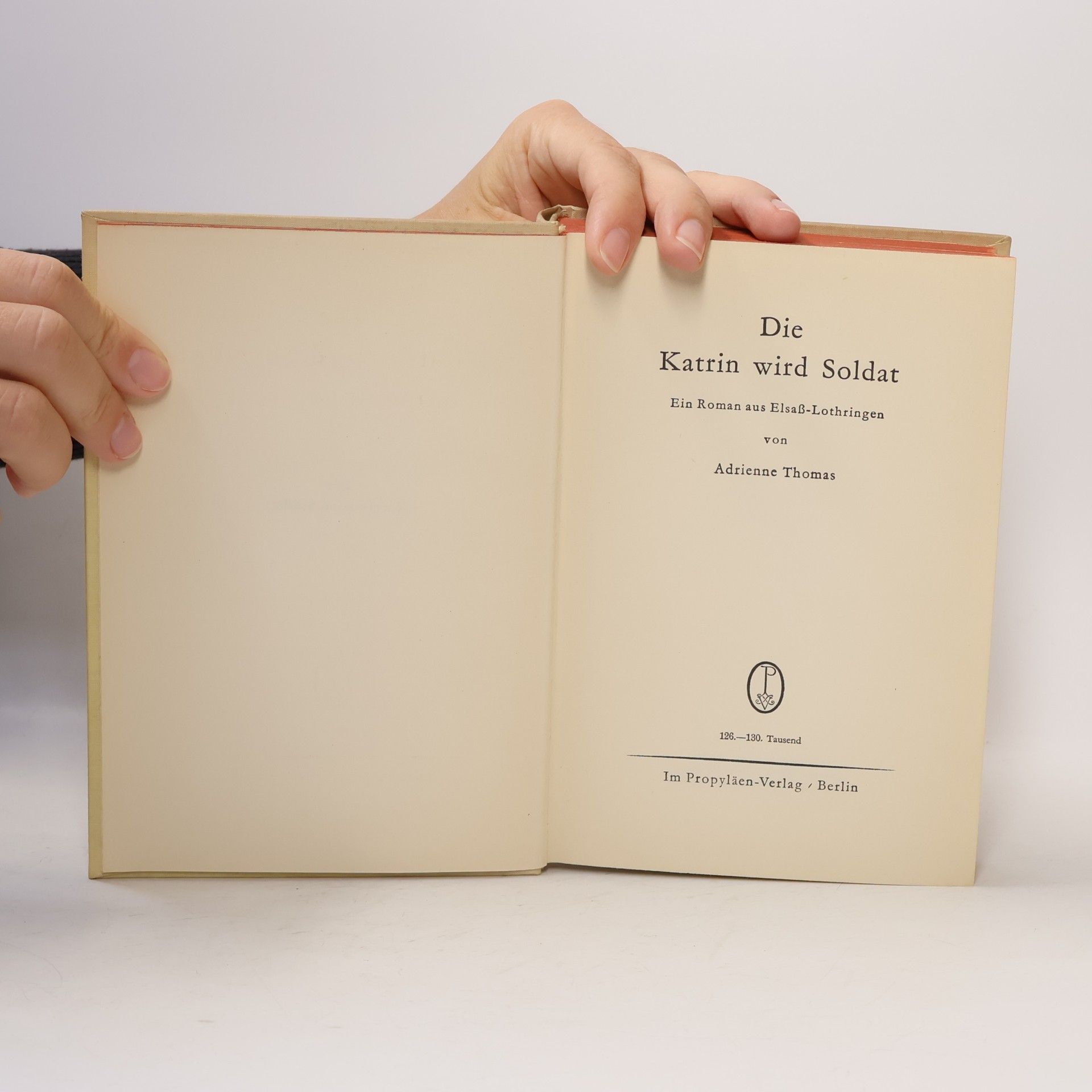 Adrienne Thomas Die Katrin wird Soldat